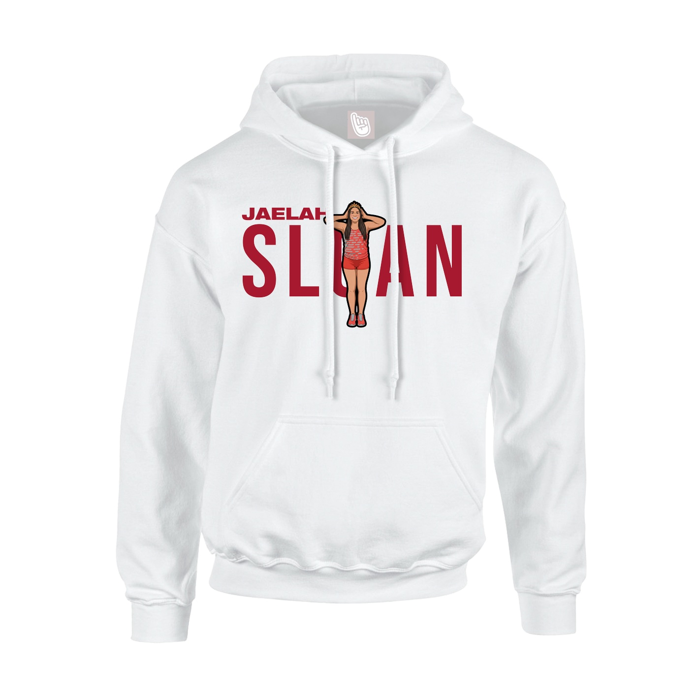 Hoodie — Player Name in White
