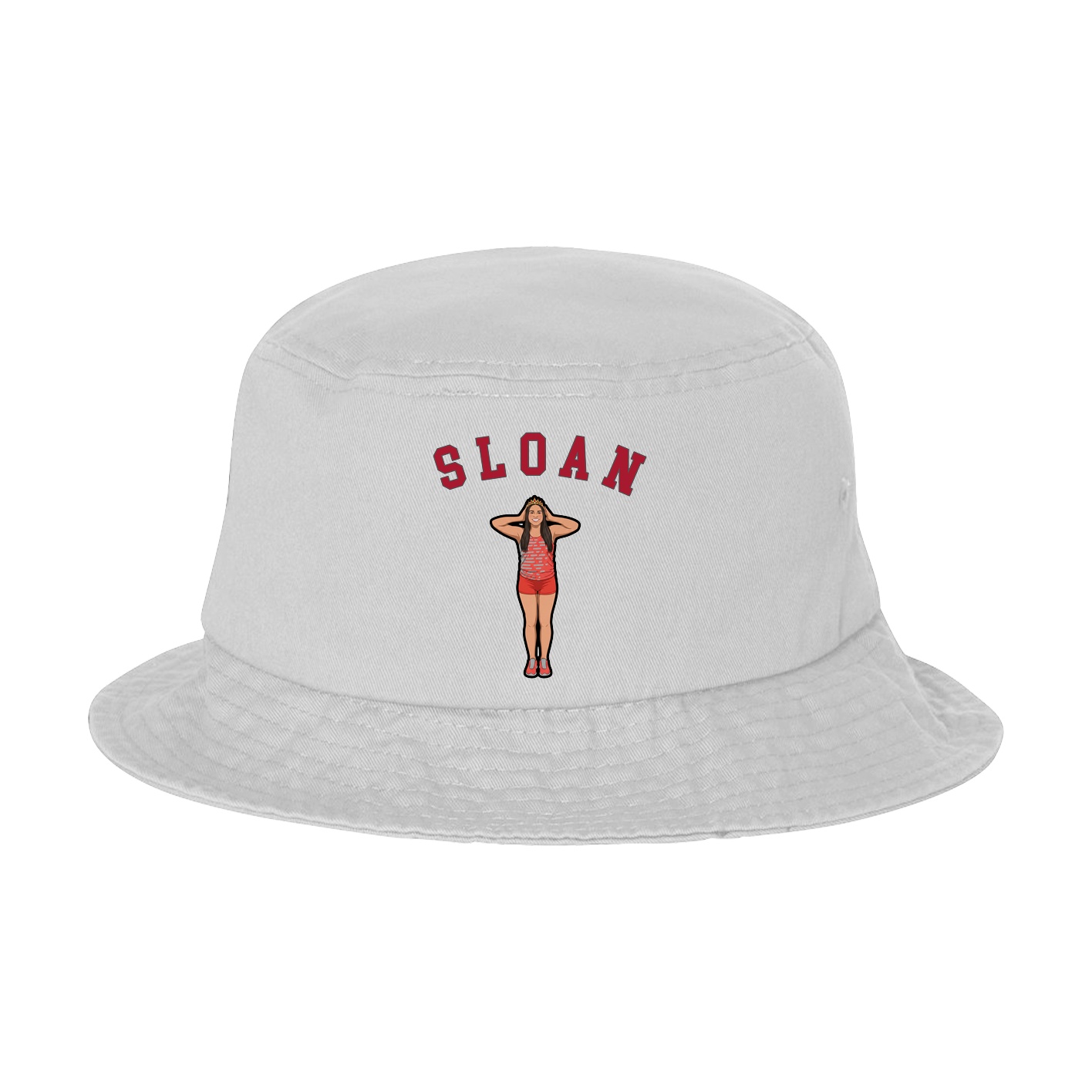 Bucket Cap — Shirsey Arch in White