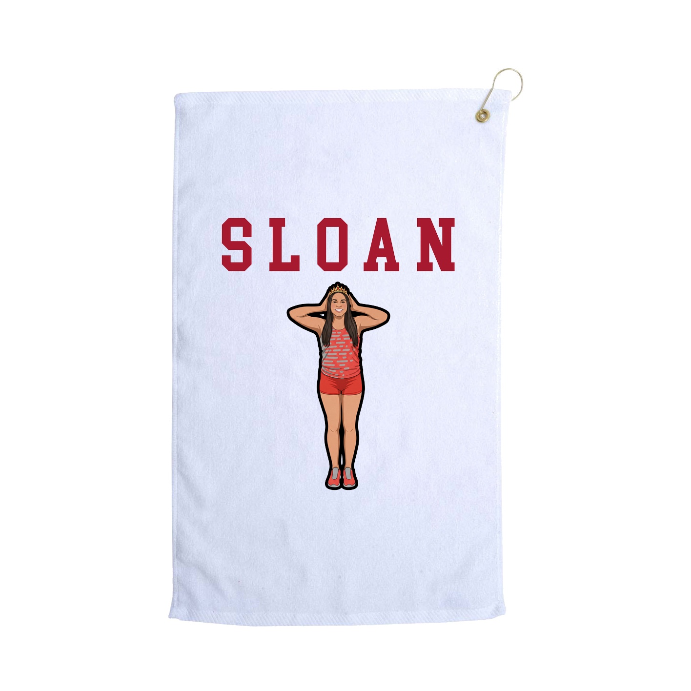 Golf Towel — Shirsey in White
