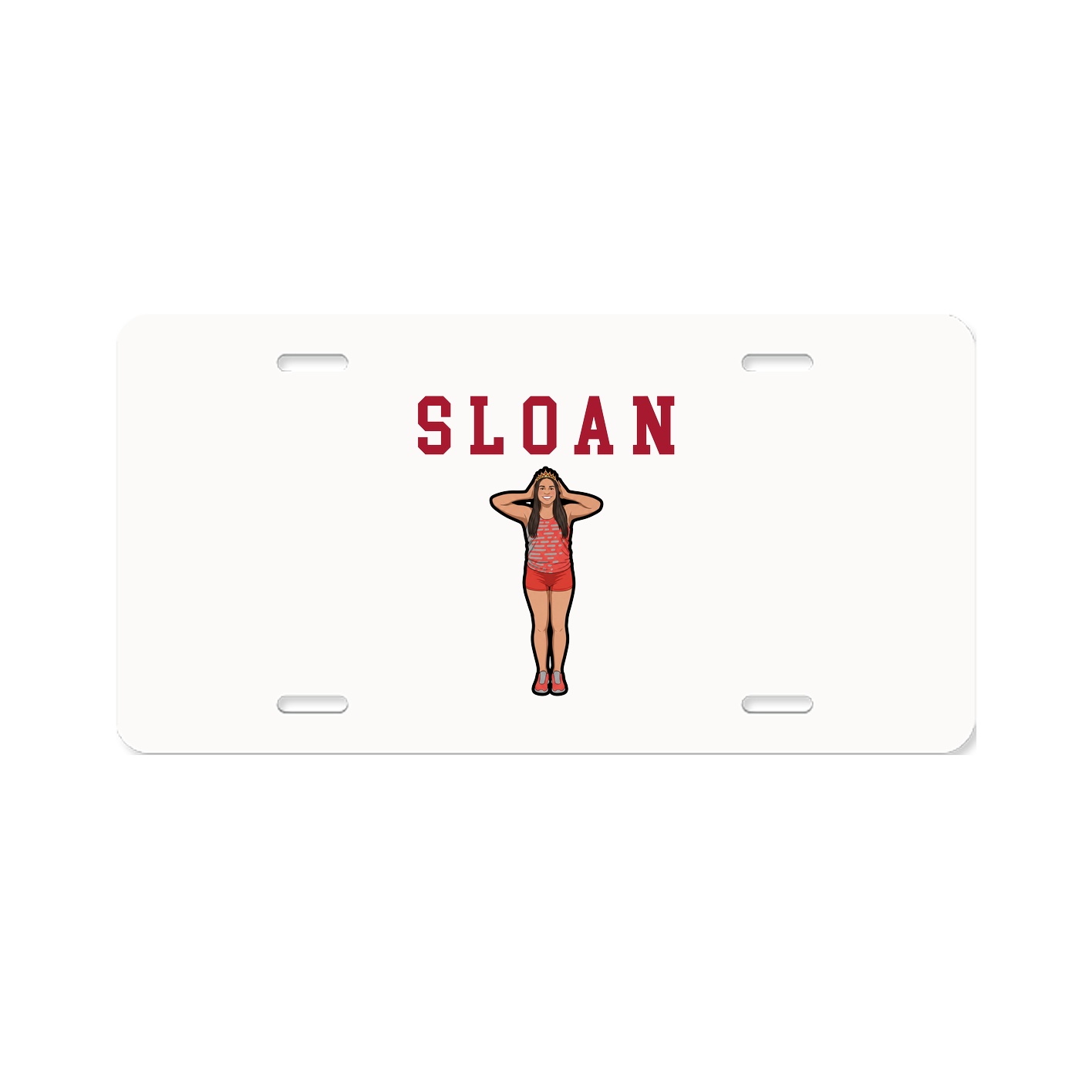 License Plate — Shirsey in Classic