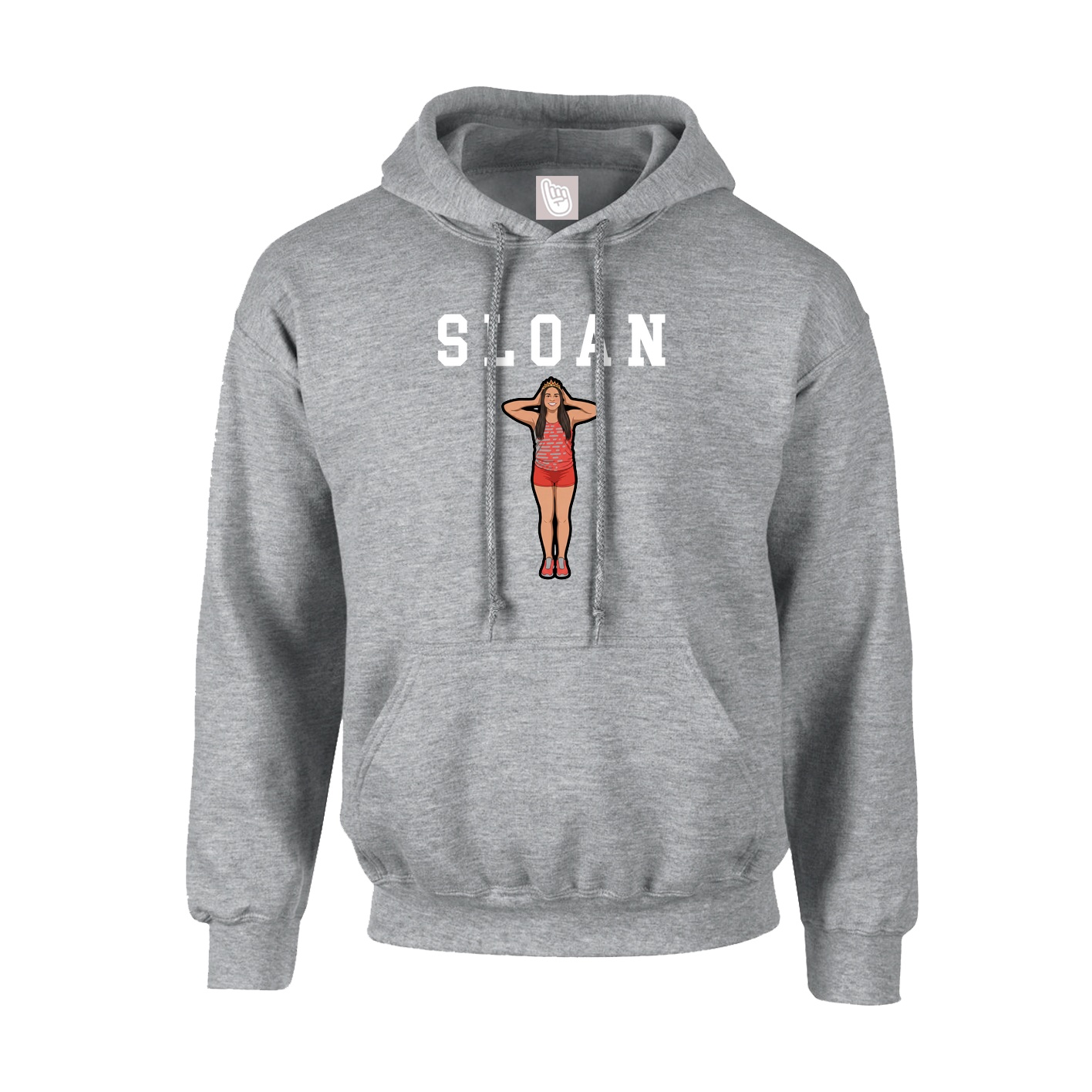 Hoodie — Shirsey in Grey