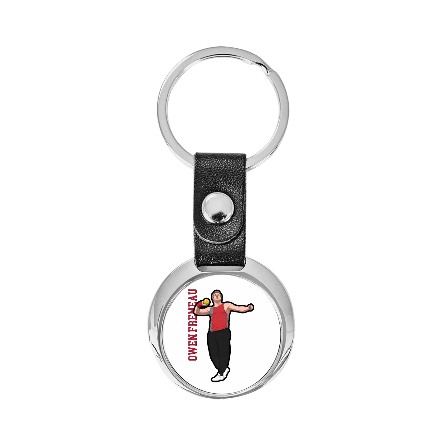 Key Chain — Name Vertical in Classic