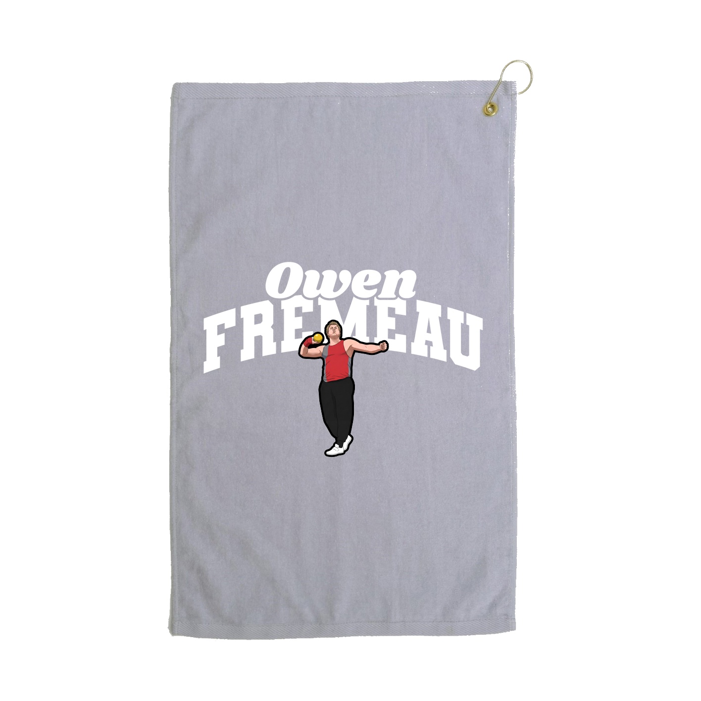 Golf Towel — Signature Arch in Grey