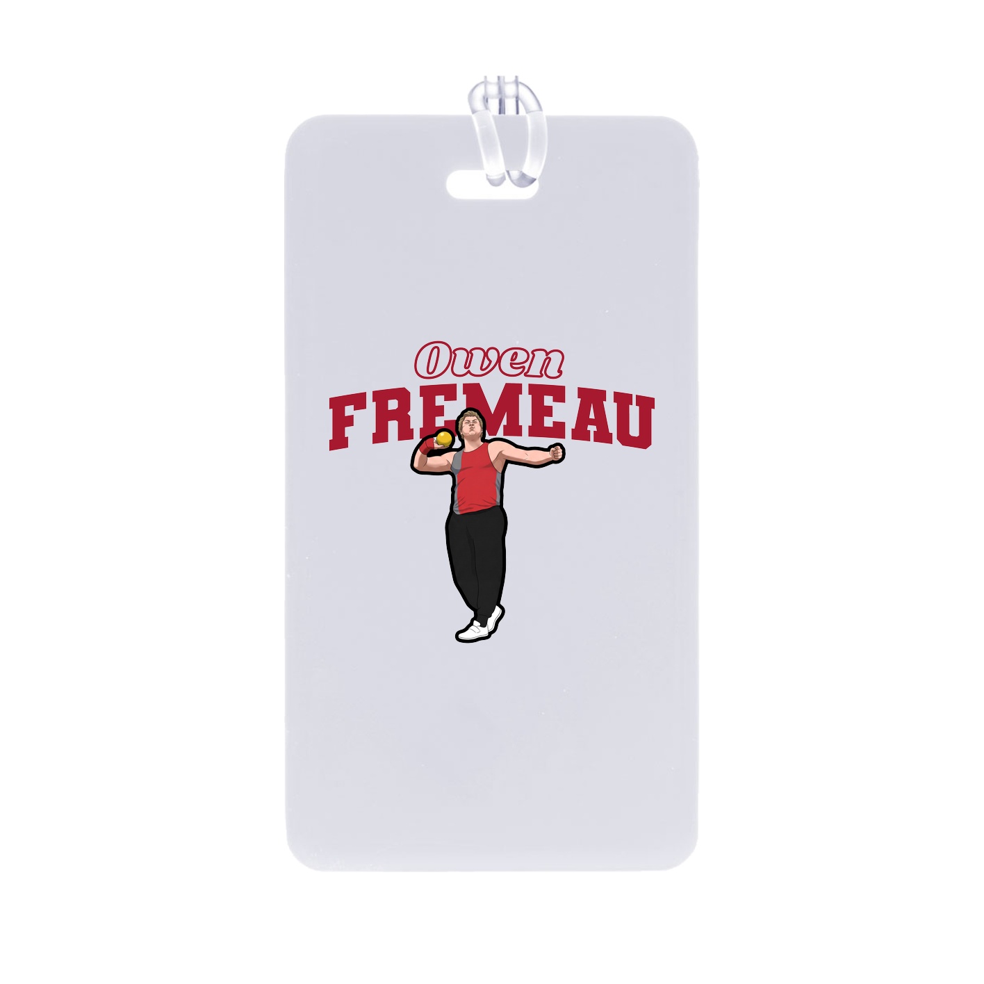 Bag Tag — Name Arch in Classic