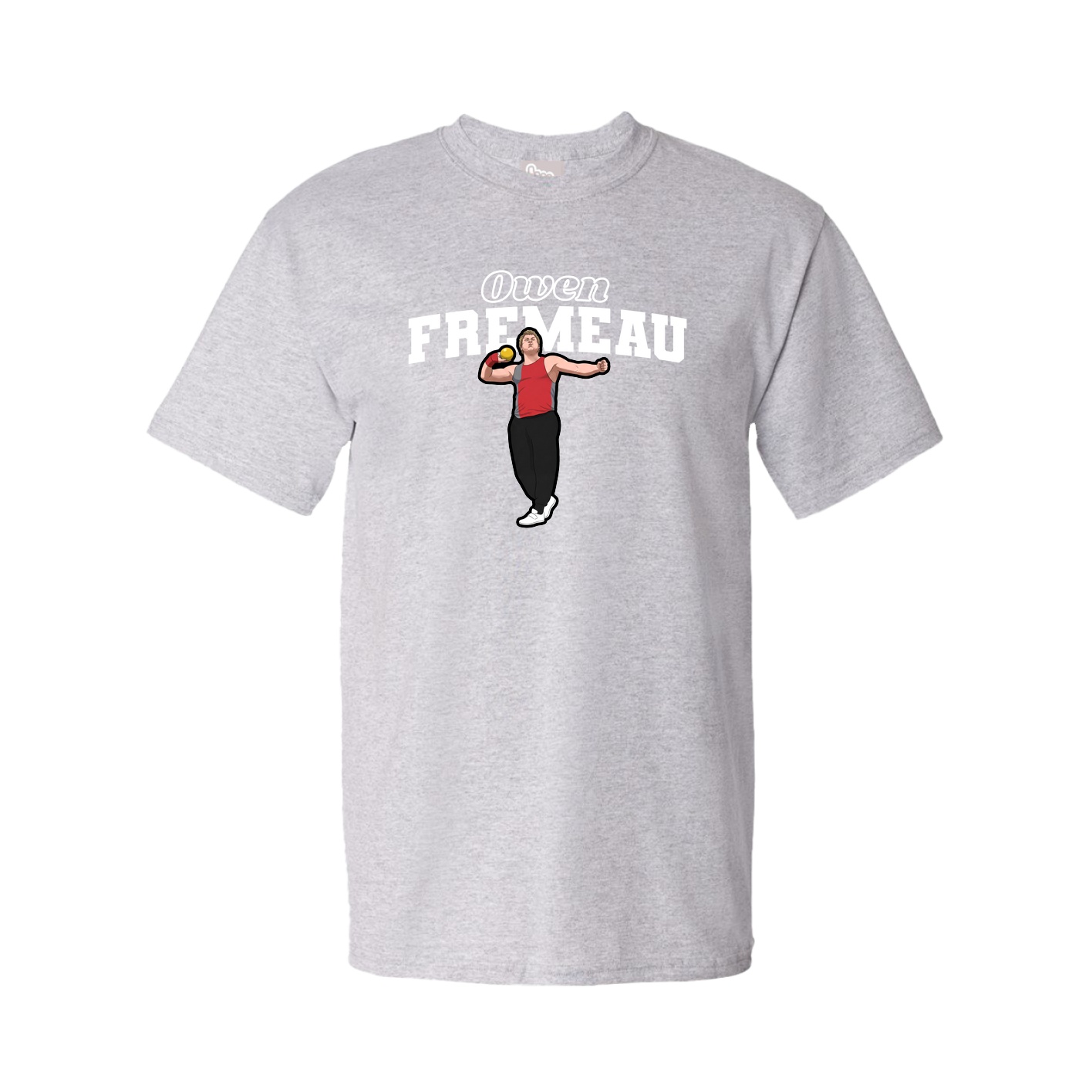 Tee — Name Arch in Grey