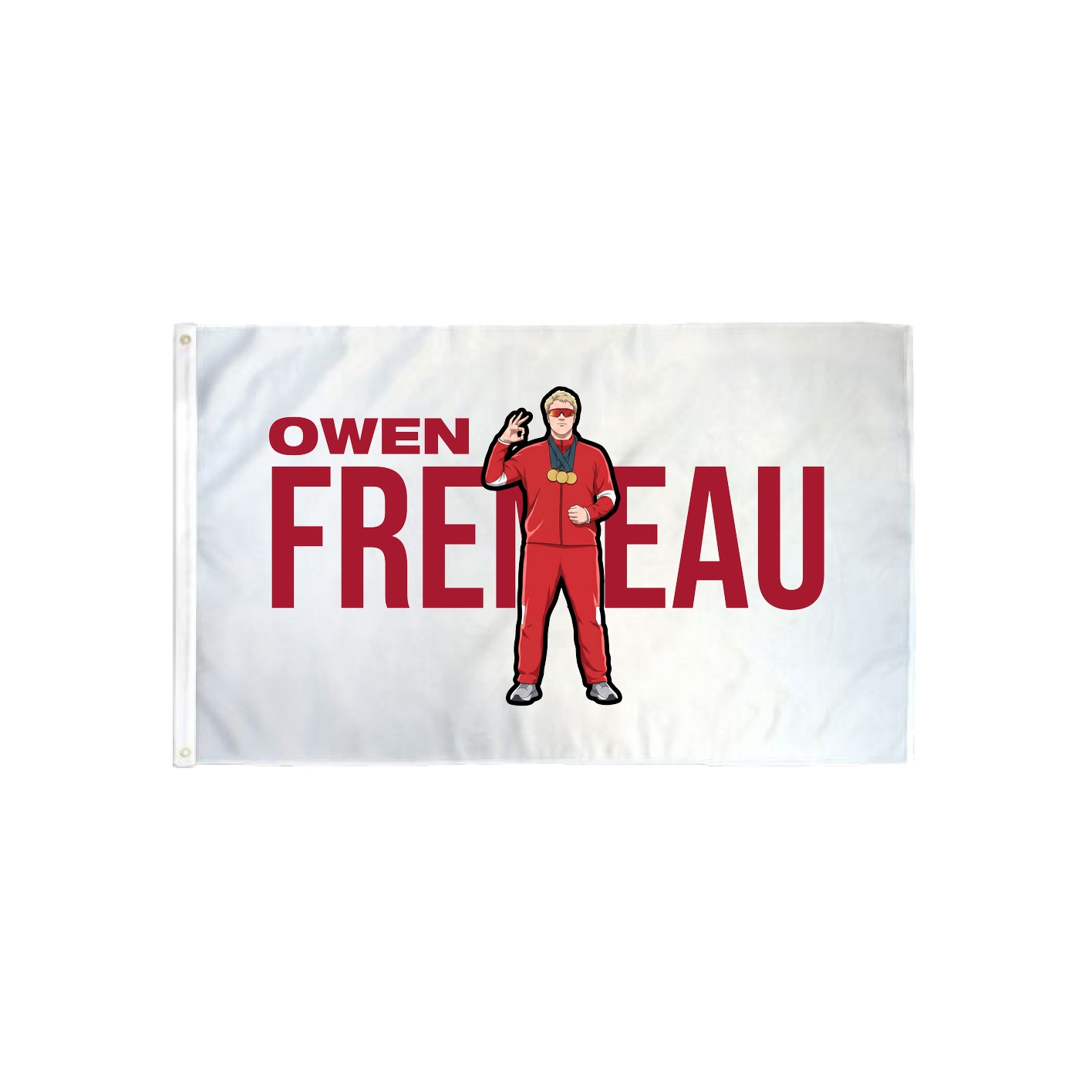 3x5 Flag — Player Name in Classic