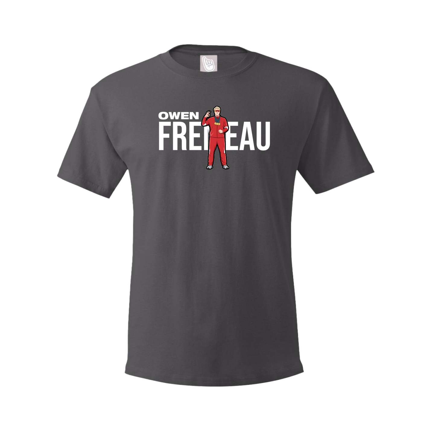 Youth Tee — Player Name in Grey