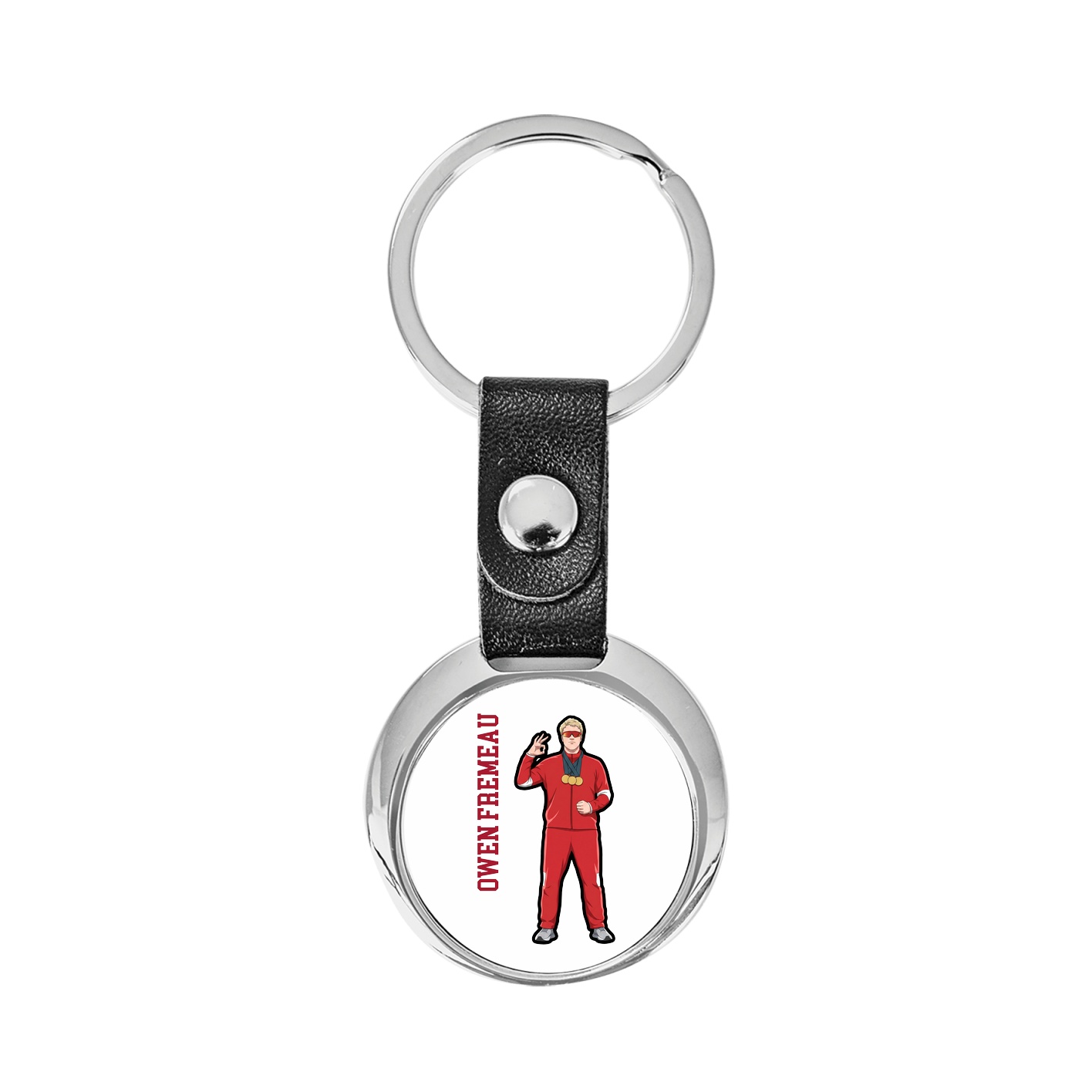 Key Chain — Name Vertical in Classic