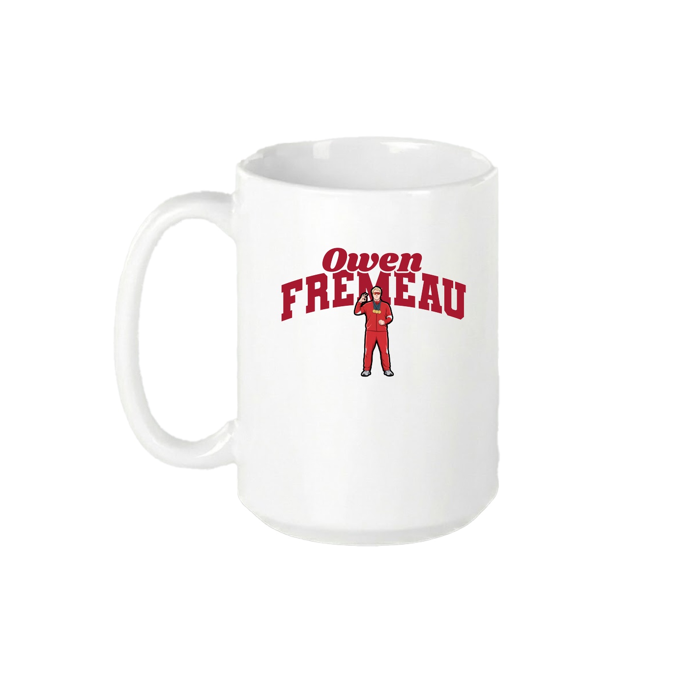 15oz Coffee Mug — Signature Arch in White