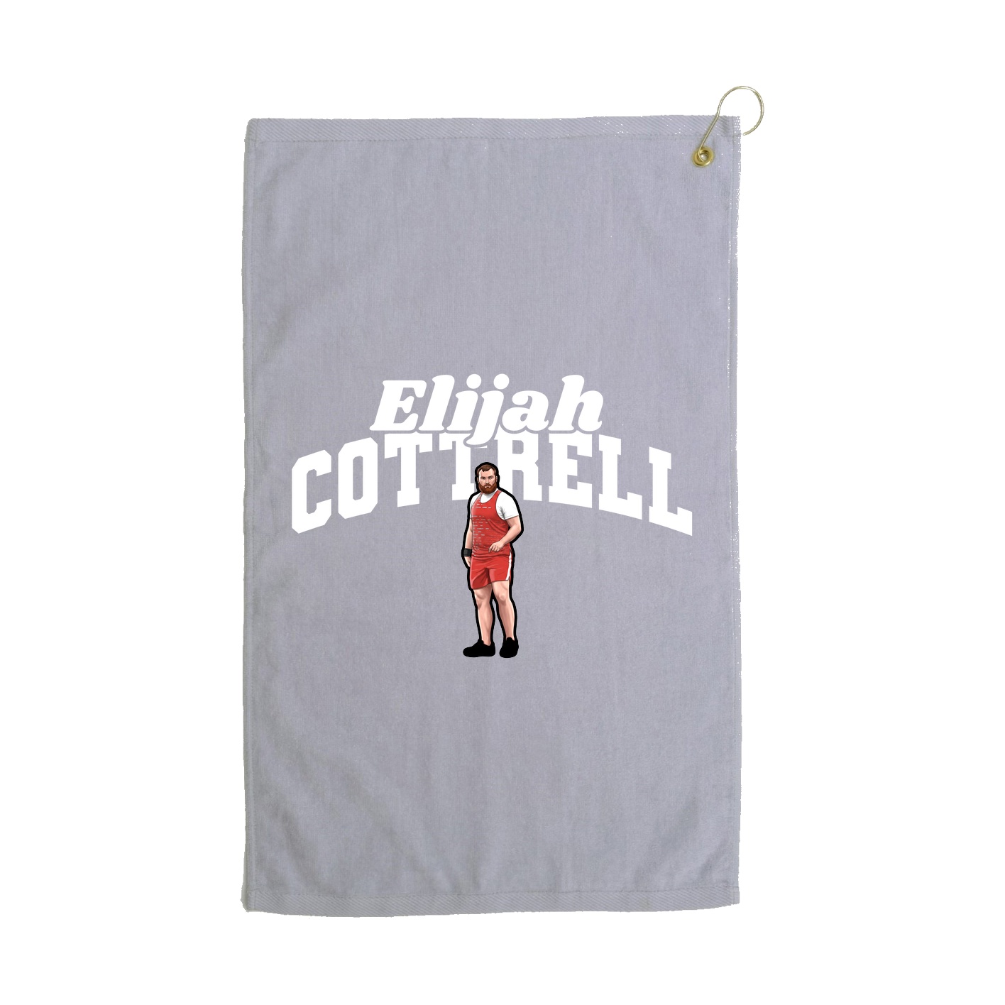 Golf Towel — Signature Arch in Grey