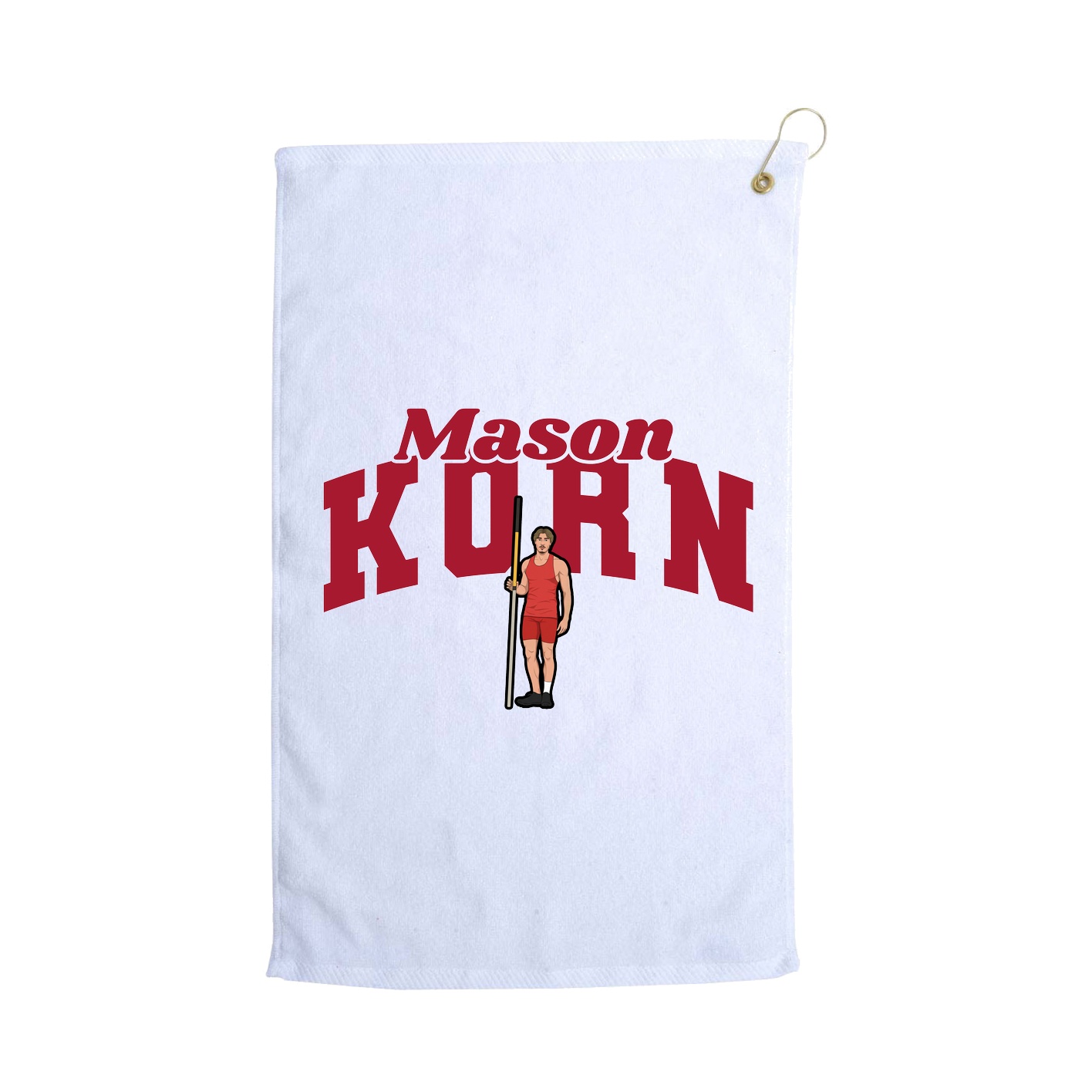 Golf Towel — Signature Arch in White