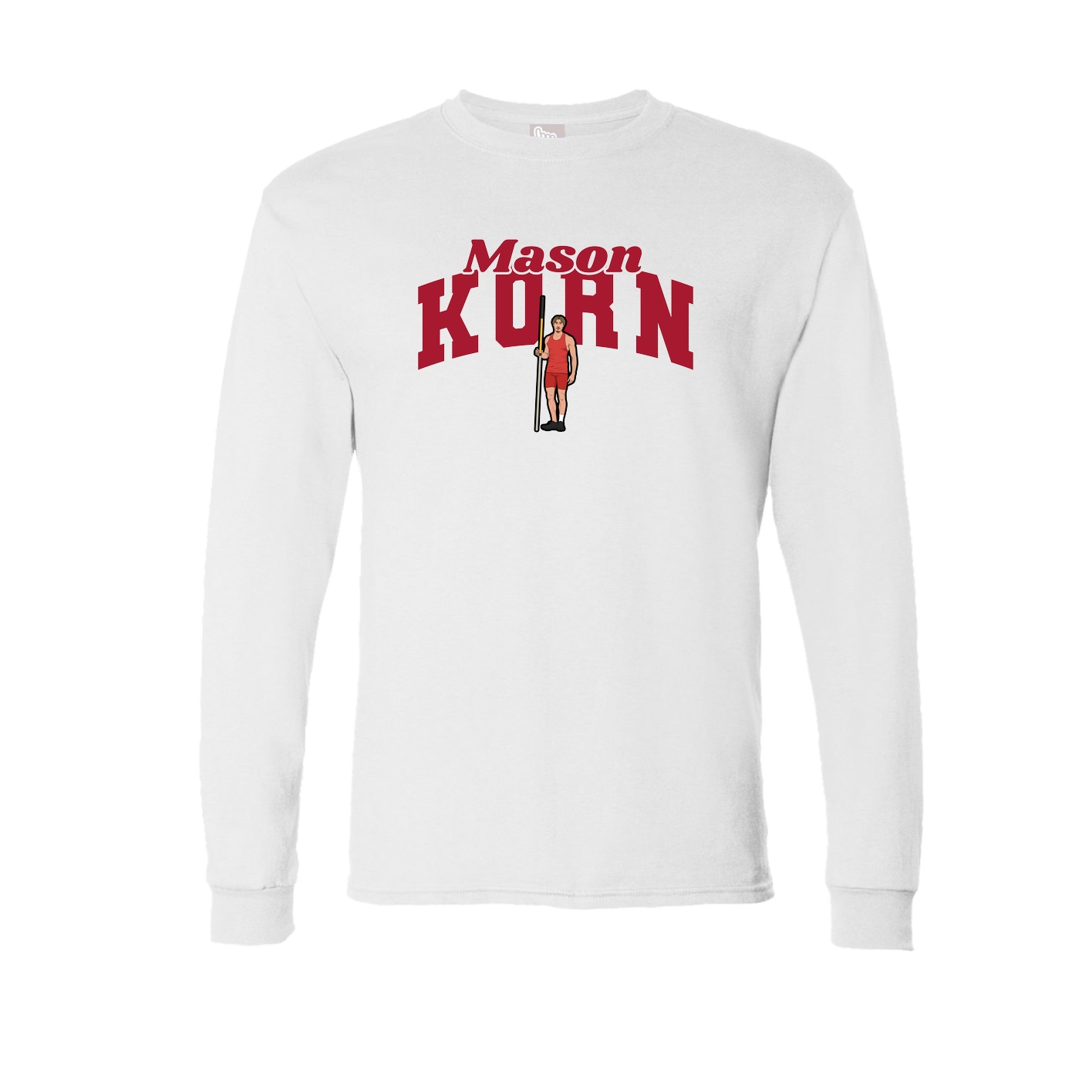 Long Sleeve Tee — Signature Arch in White