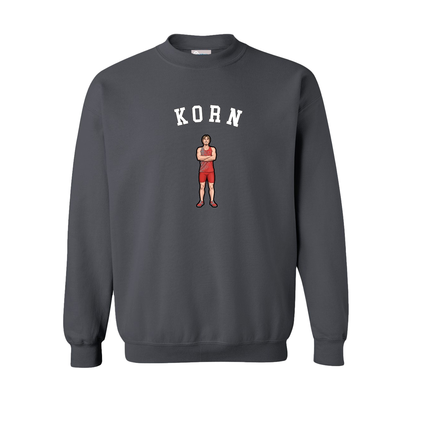 Fleece Crew — Shirsey Arch in Grey