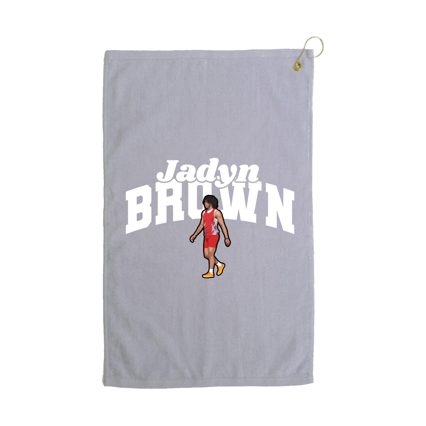Golf Towel — Signature Arch in Grey