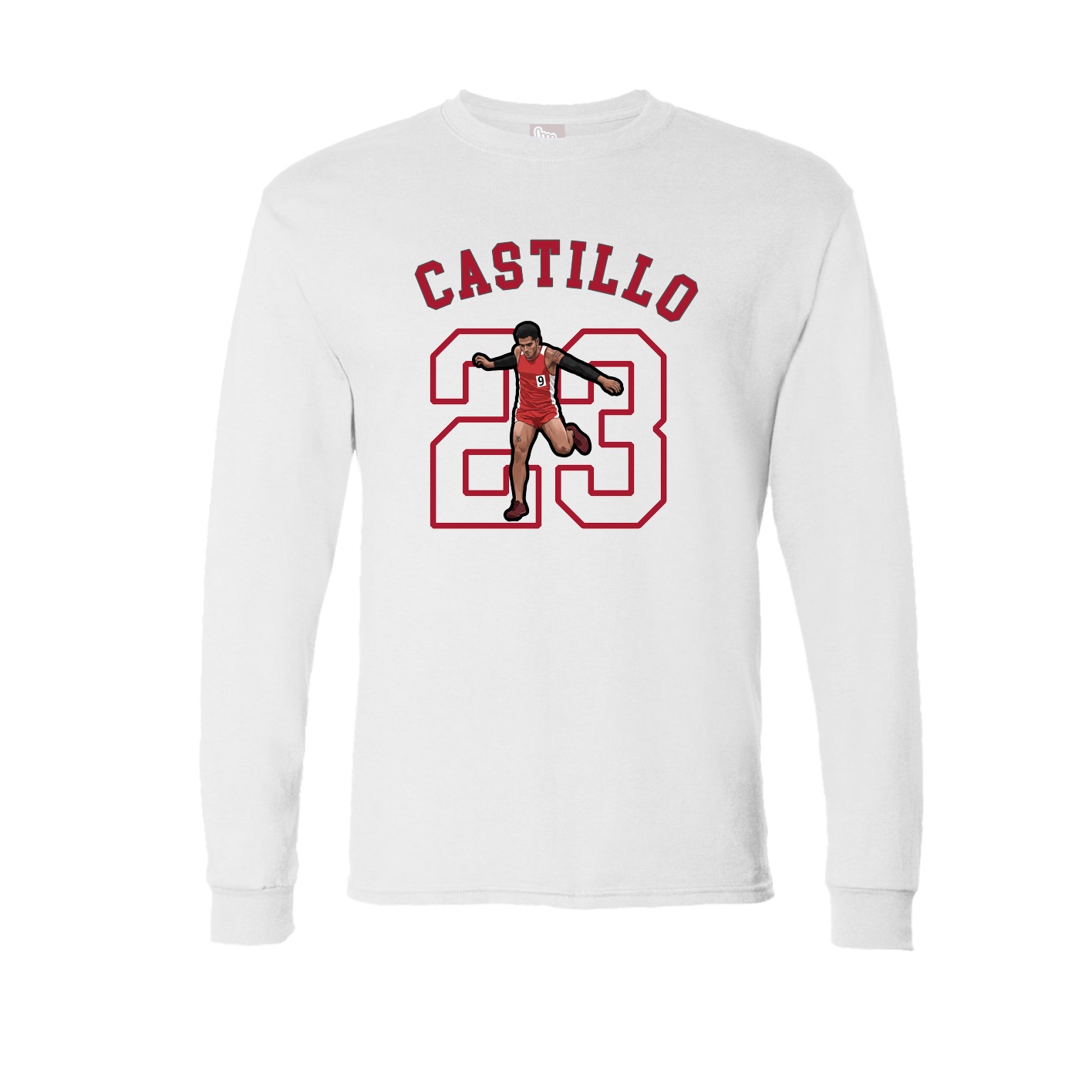 Long Sleeve Tee — Shirsey Arch in White