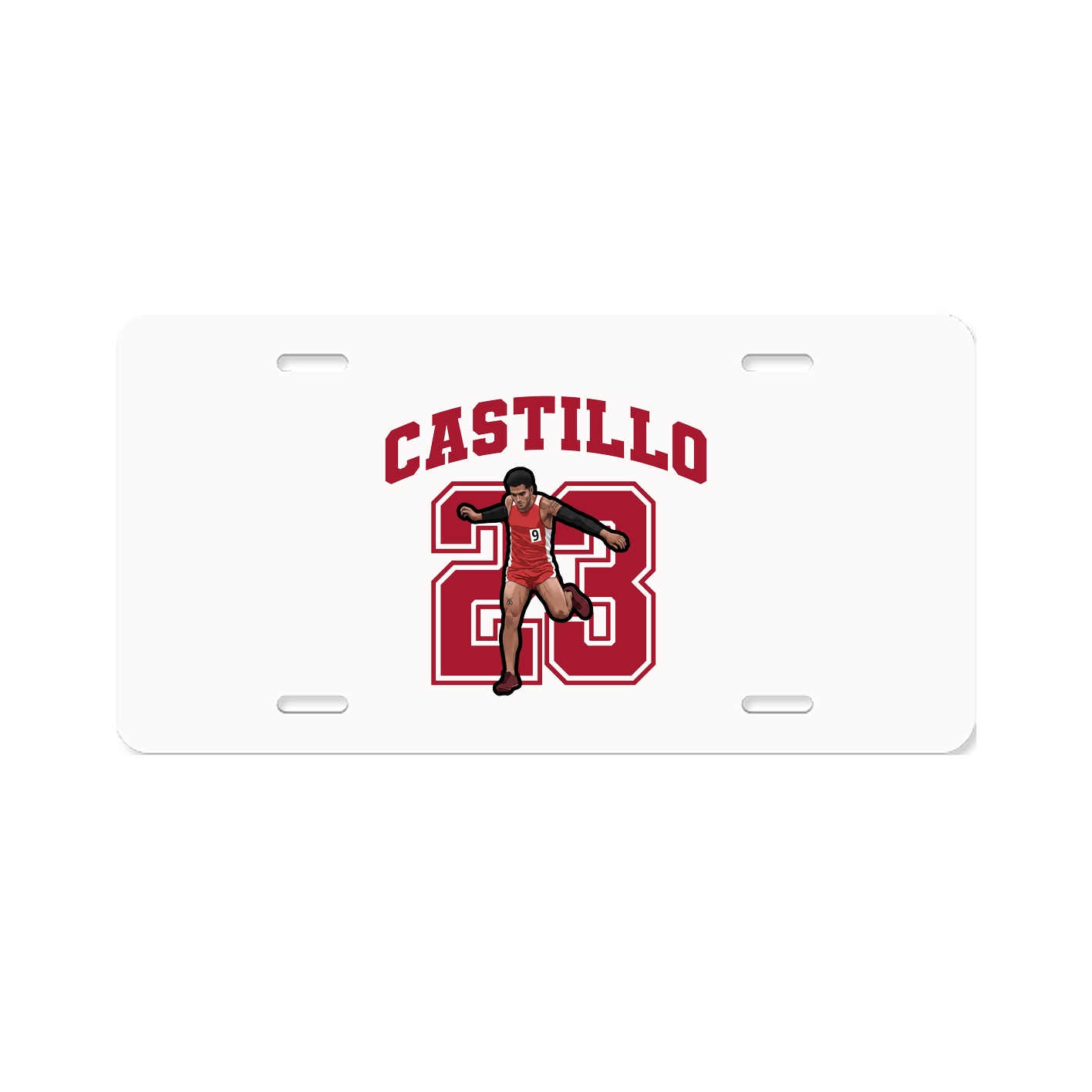 License Plate — Number in Classic