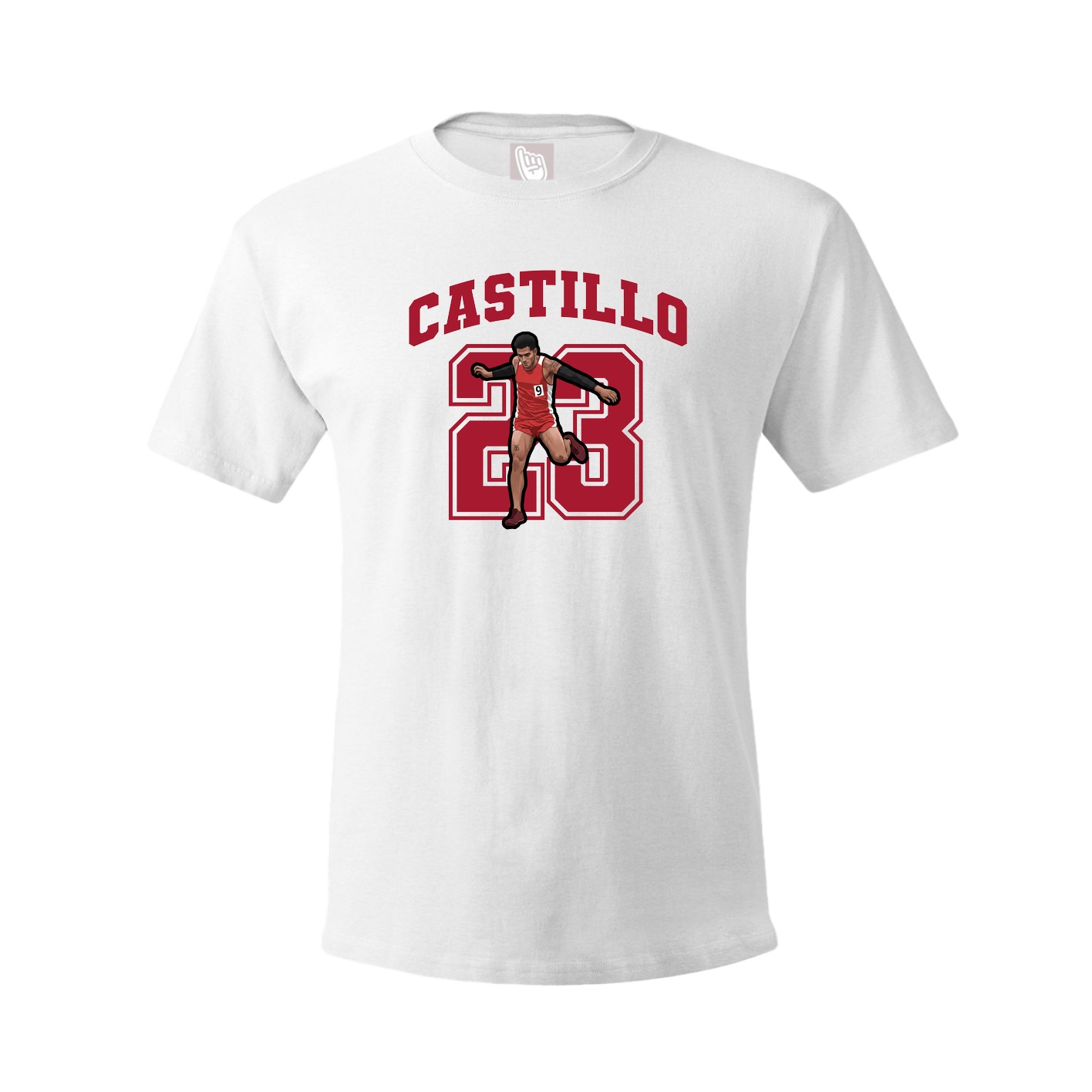 Tee — Number in White