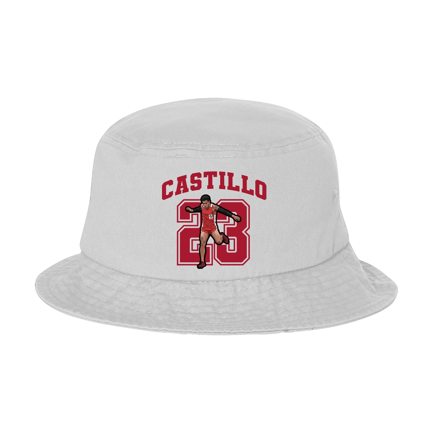 Bucket Cap — Number in White