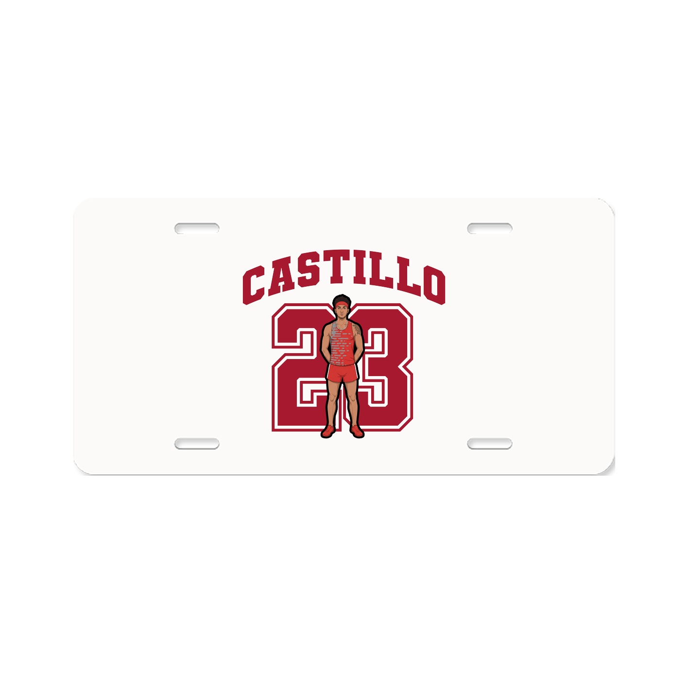 License Plate — Number in Classic