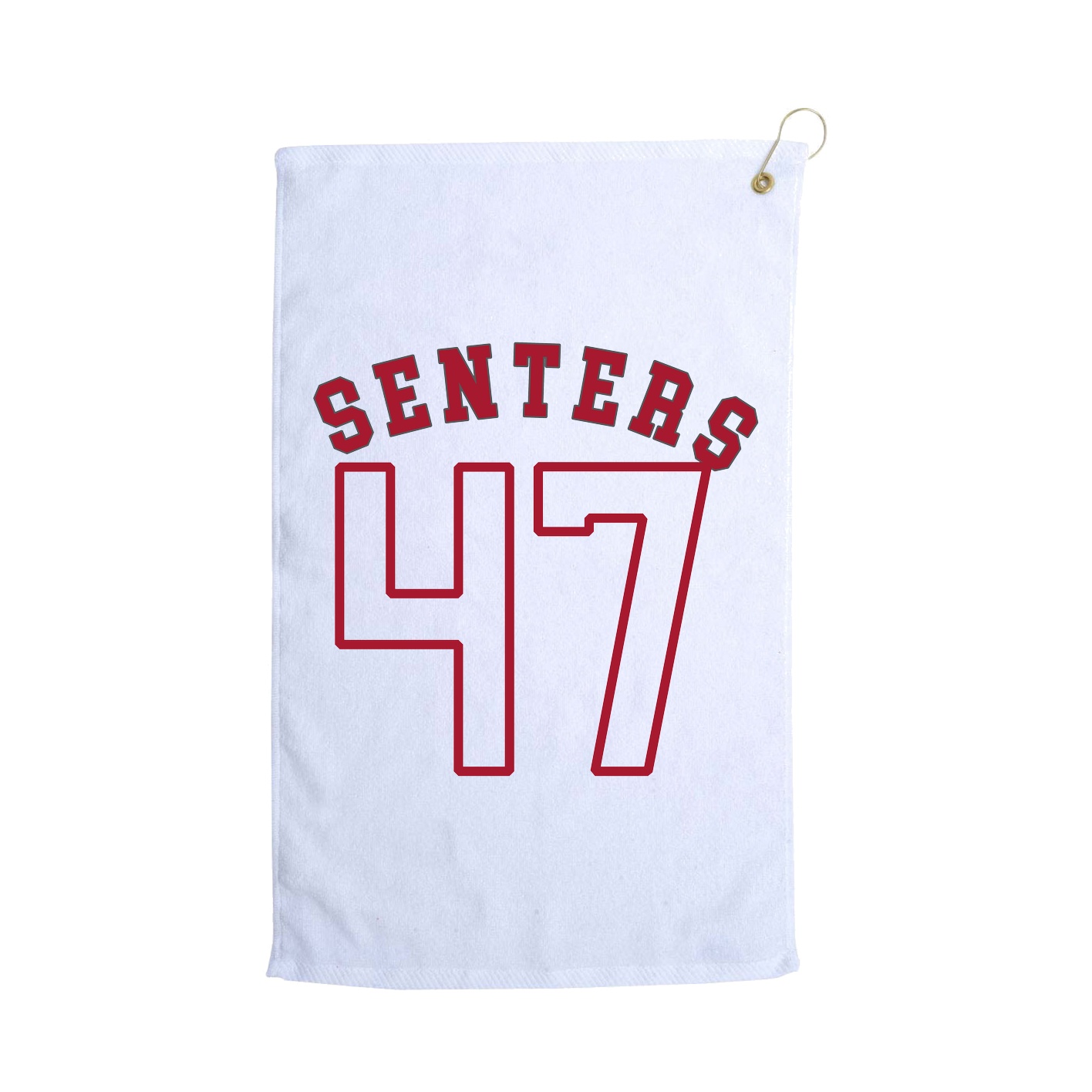 Golf Towel — Shirsey Arch in White