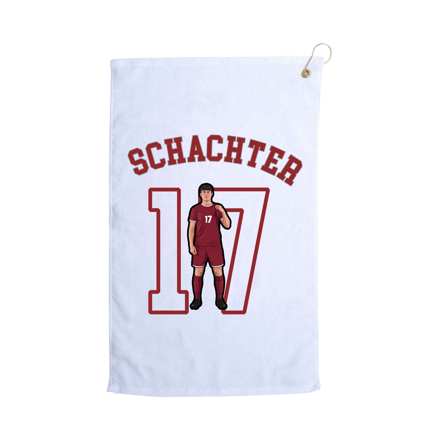 Golf Towel — Shirsey Arch in White