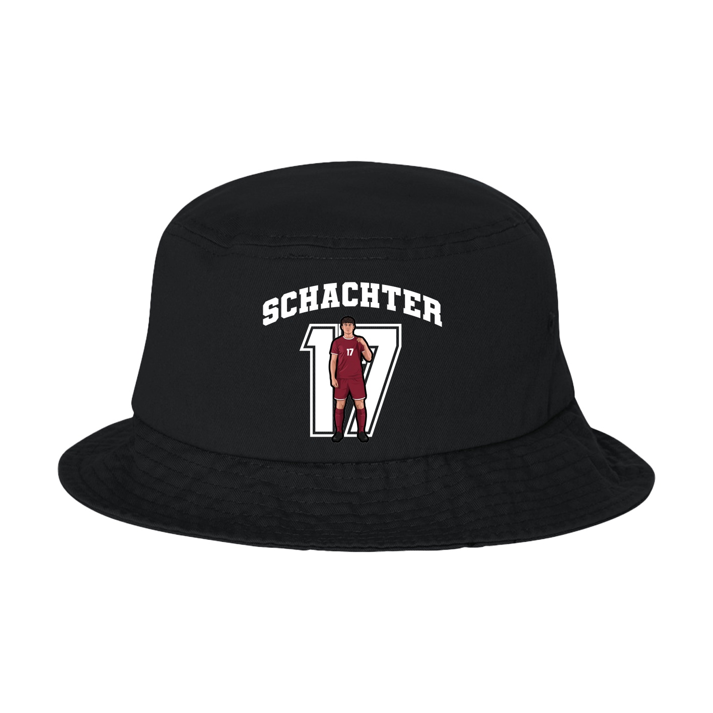 Bucket Cap — Number in Black
