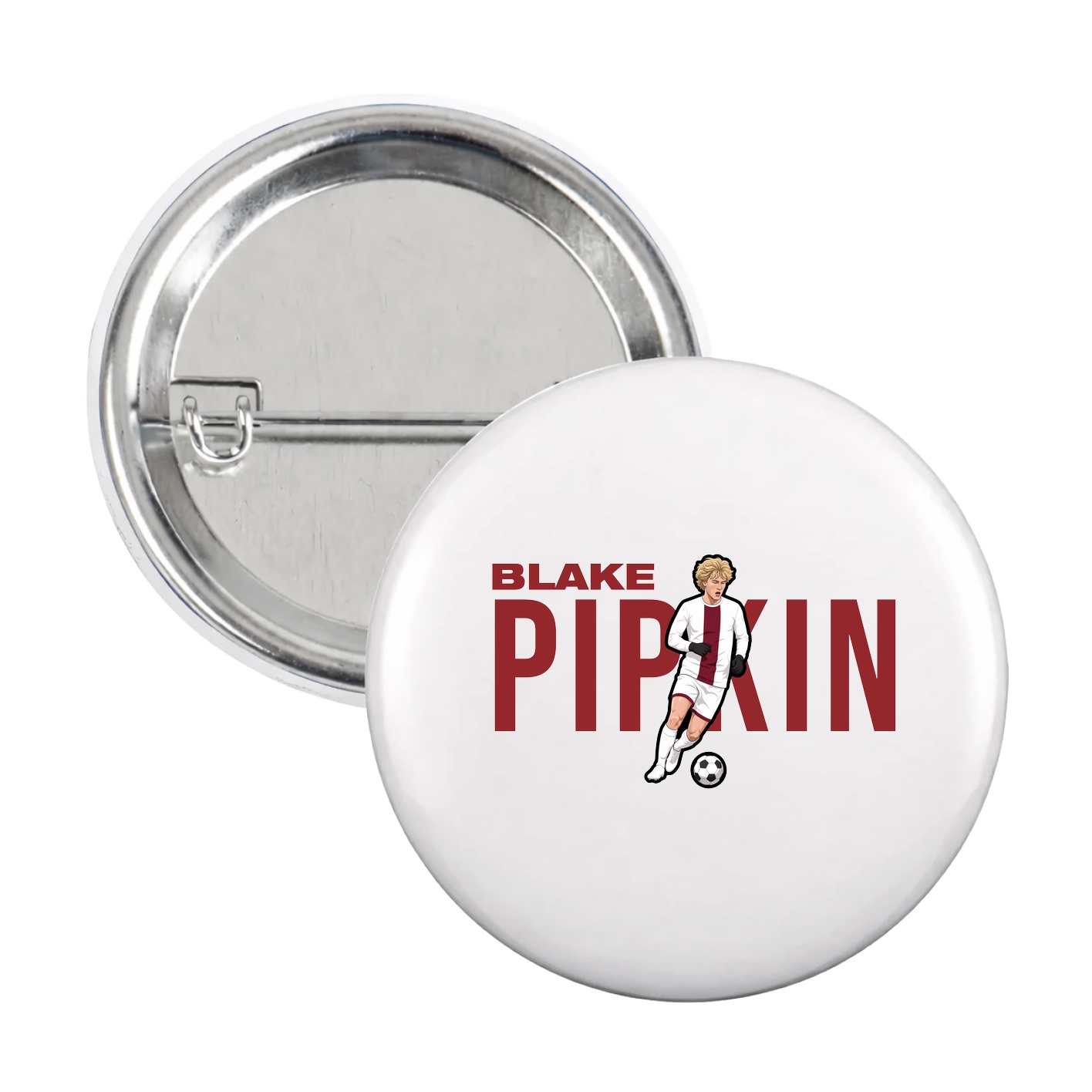 Game Day Button — Player Name in White