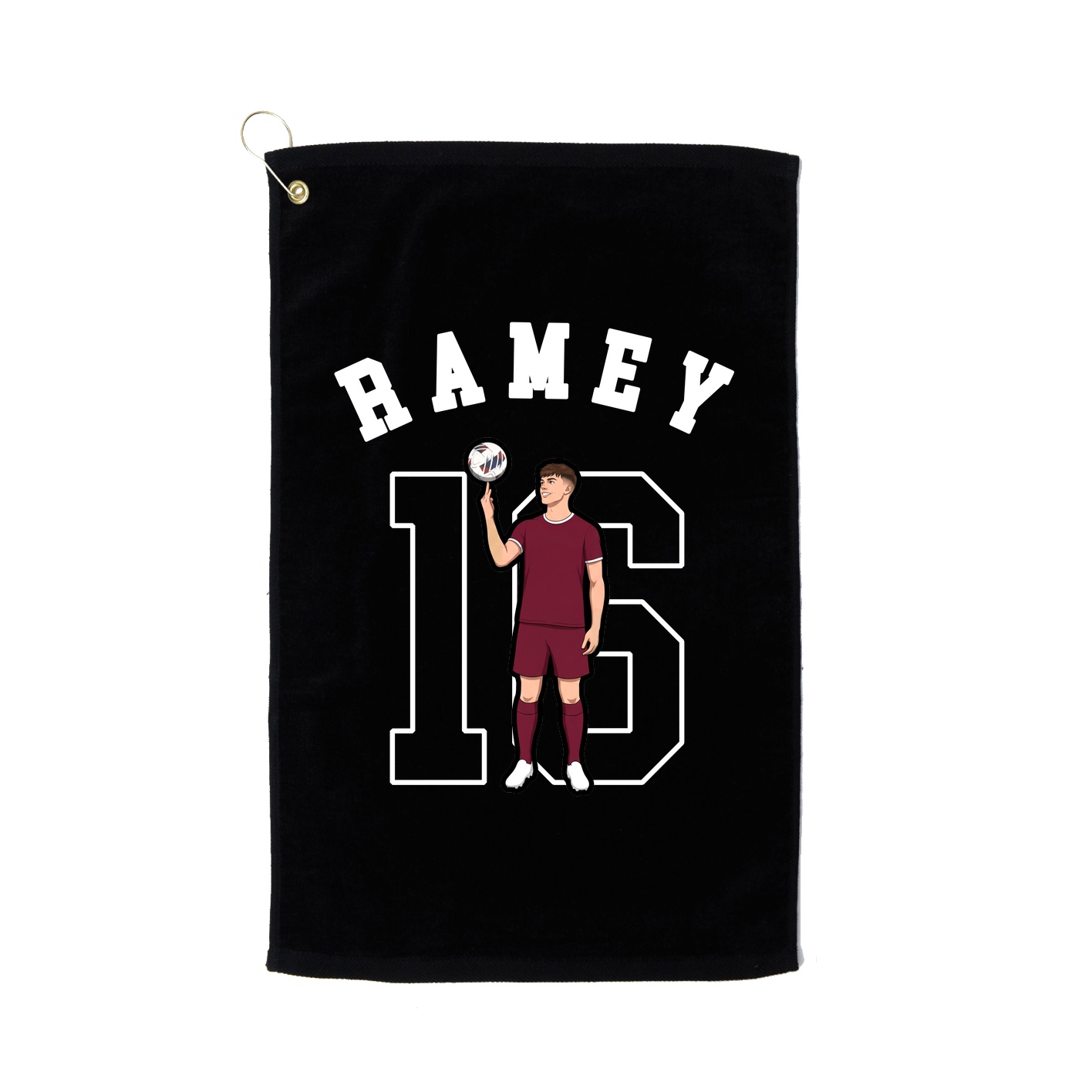 Golf Towel — Shirsey Arch in Black