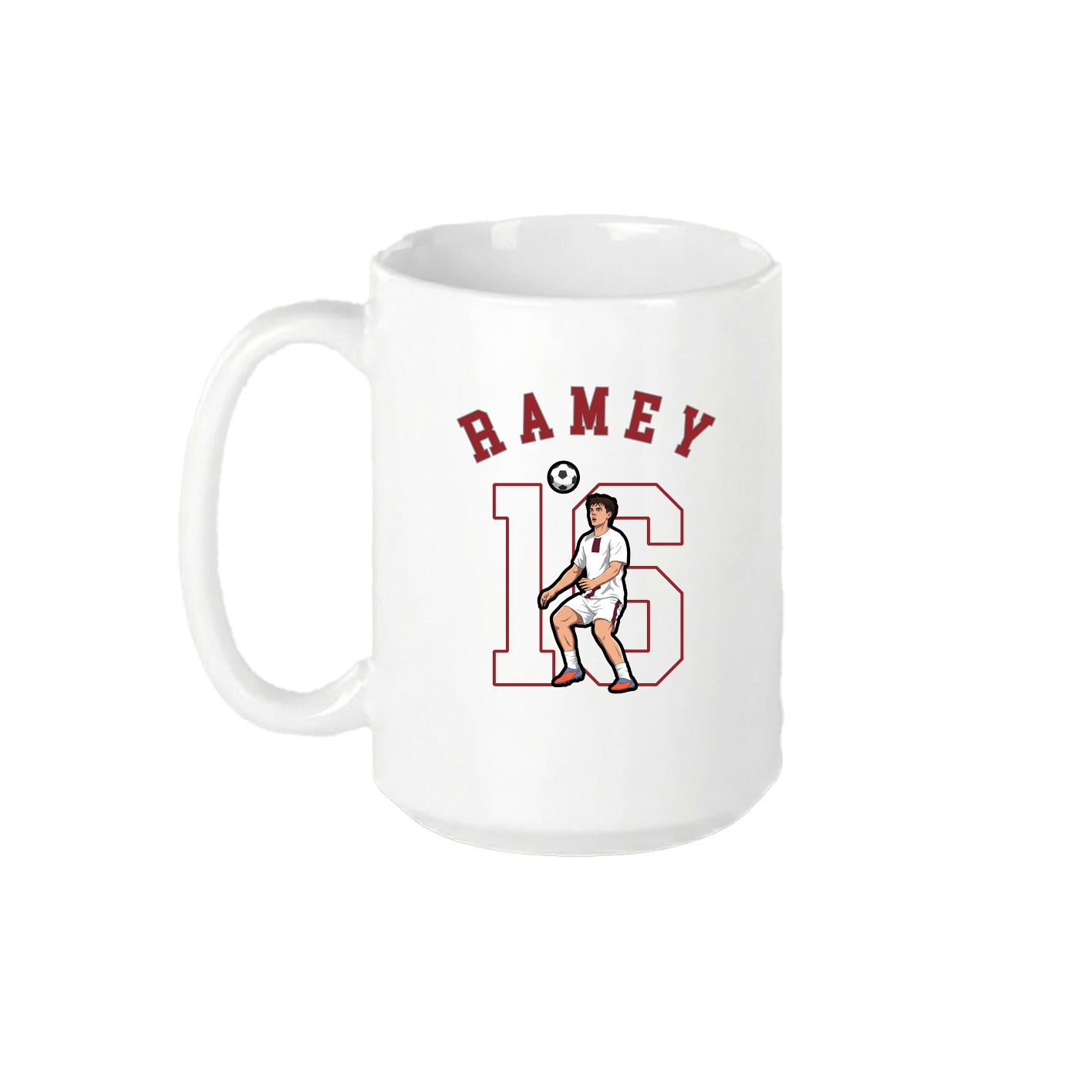 15oz Coffee Mug — Shirsey Arch in White