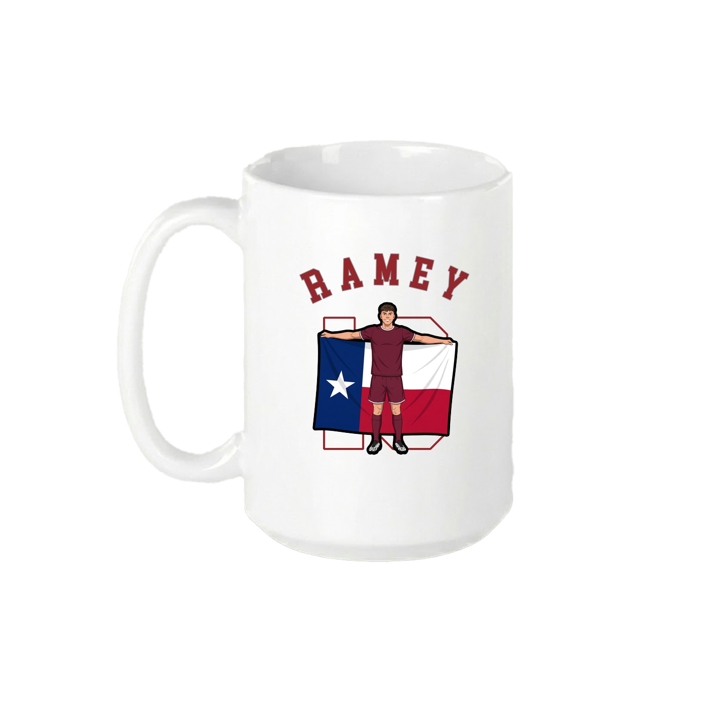 15oz Coffee Mug — Shirsey Arch in White