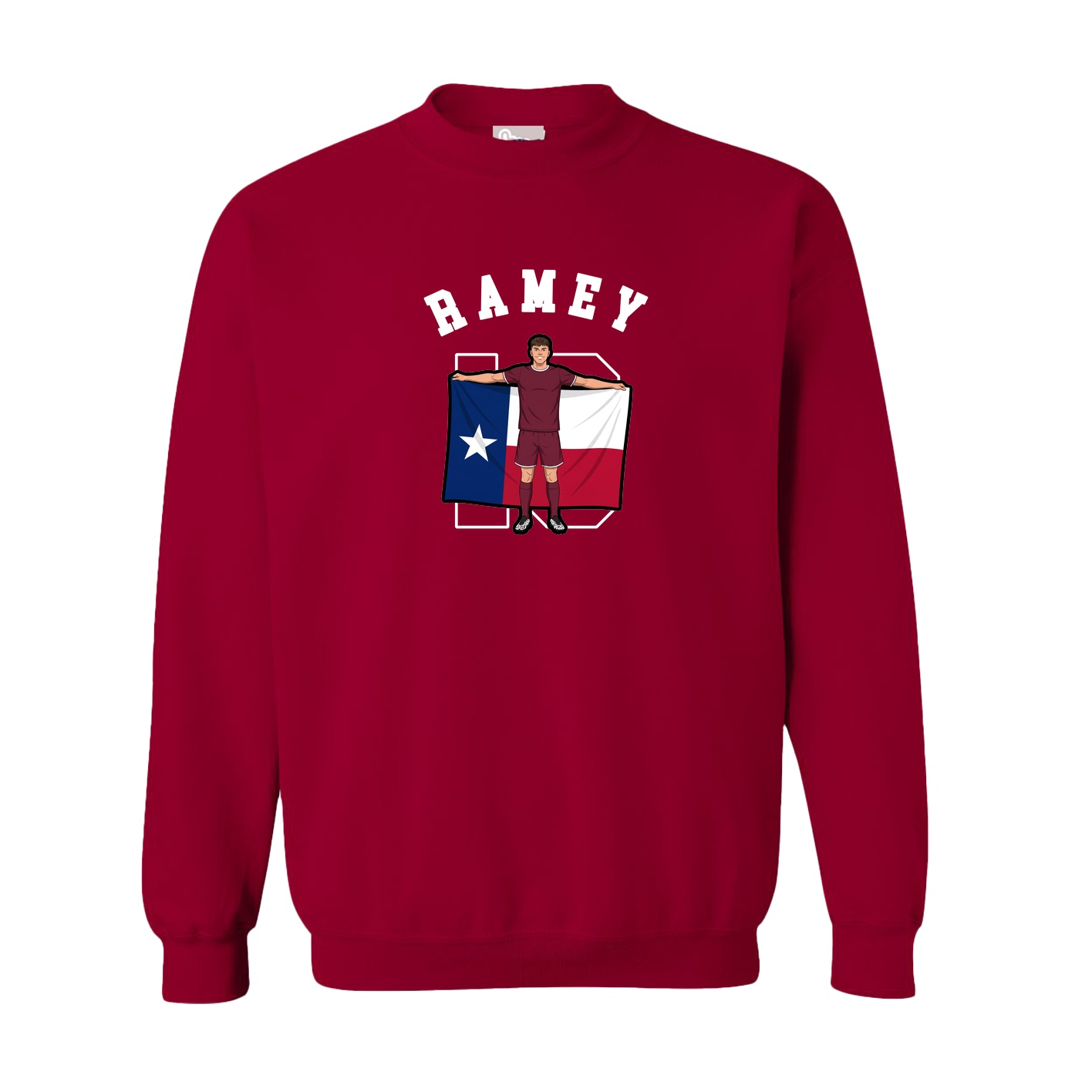 Fleece Crew — Shirsey Arch in Cardinal