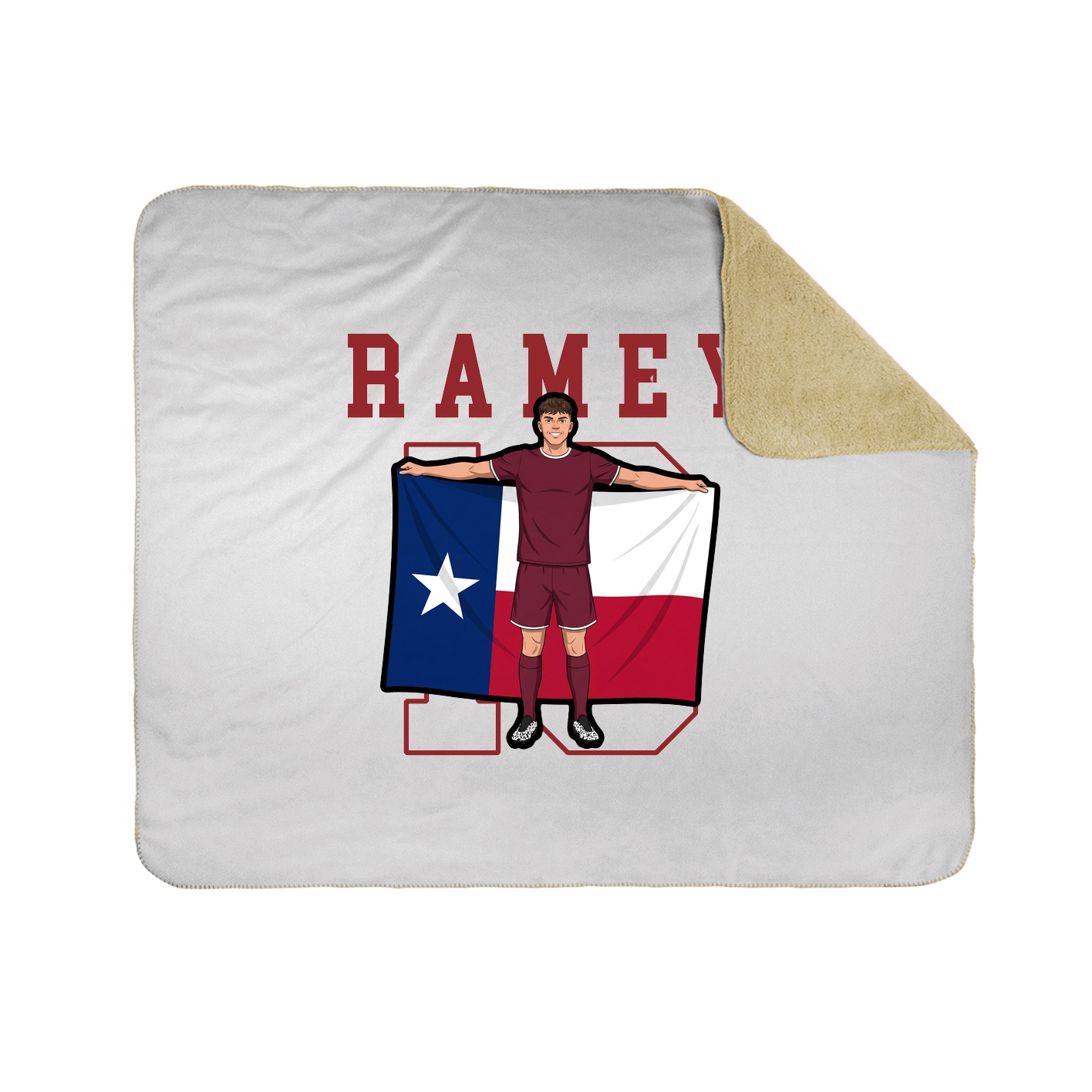 Throw Blanket — Shirsey in White