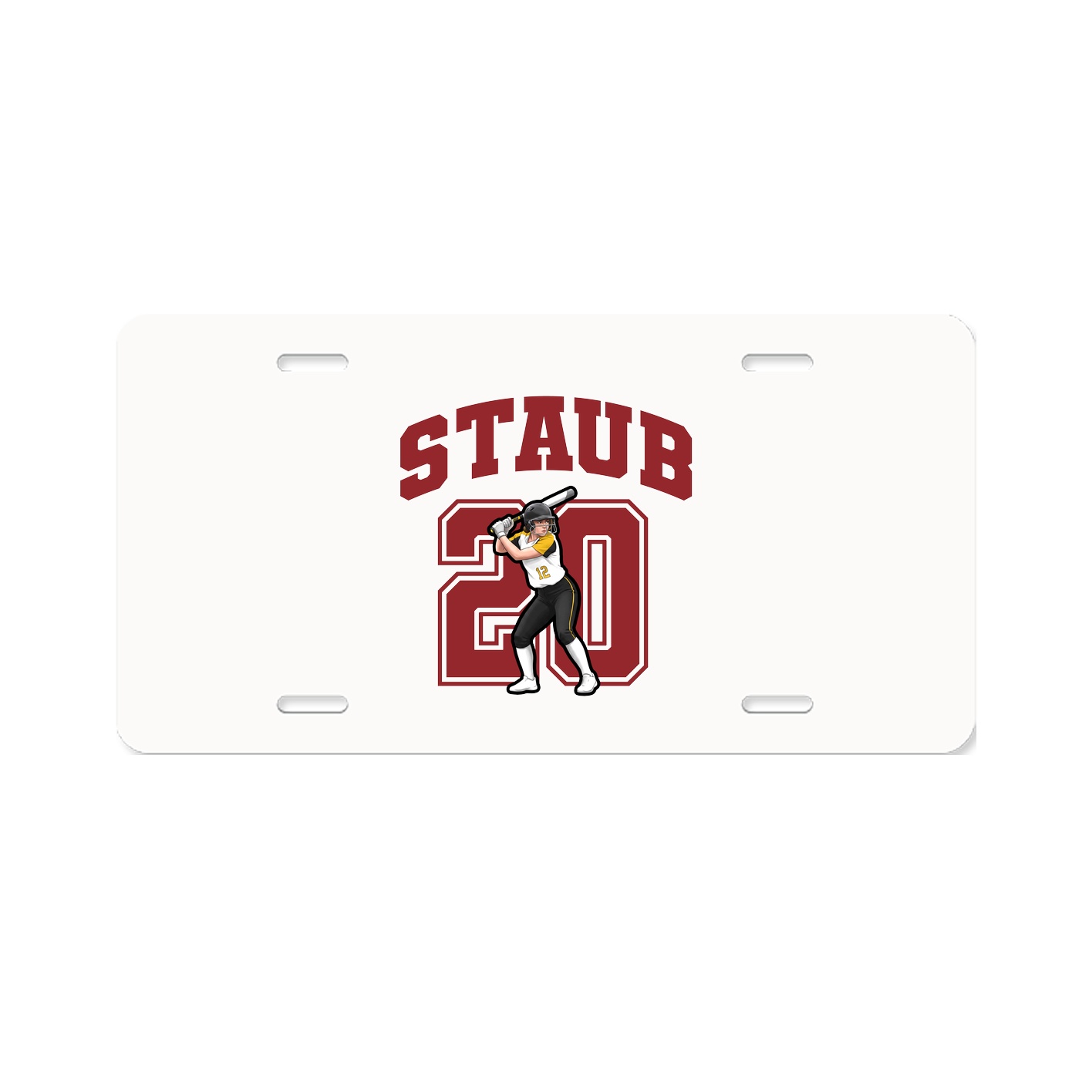 License Plate — Number in Classic