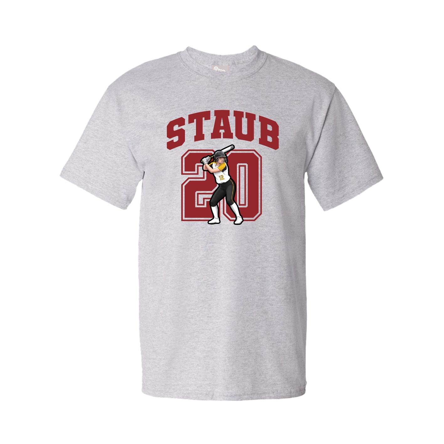 Youth Tee — Number in Grey