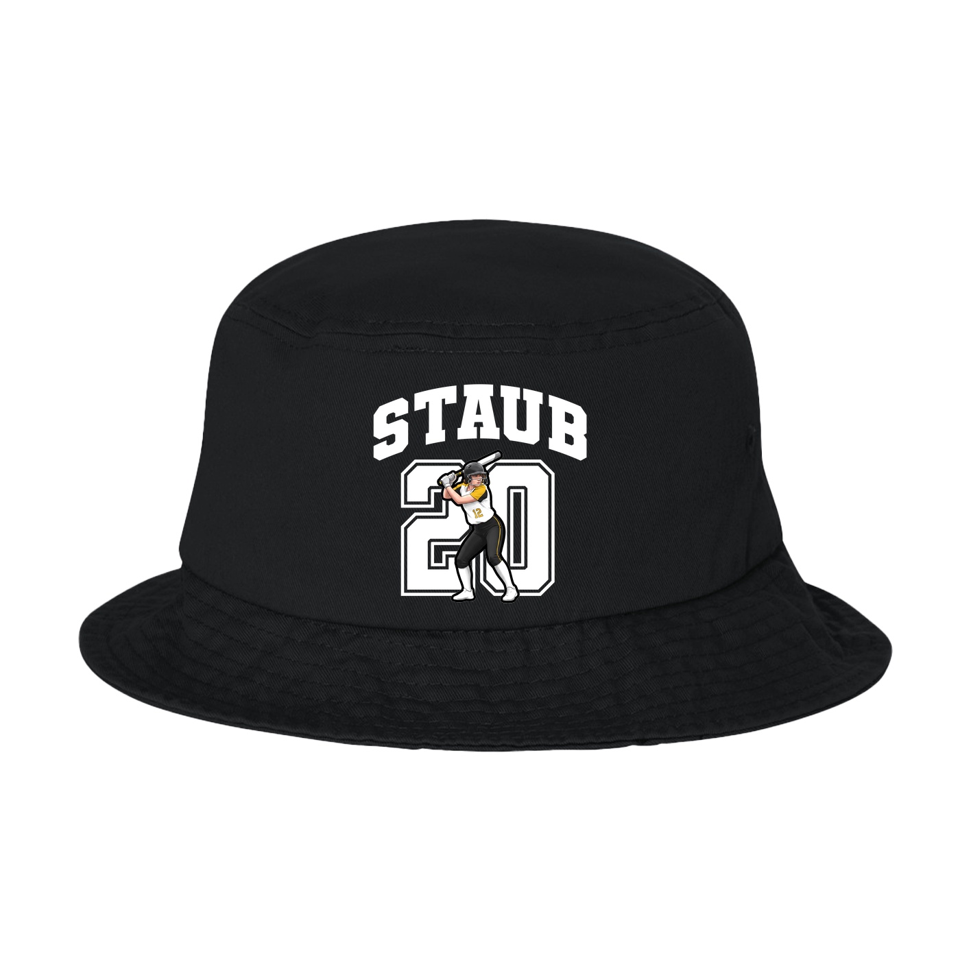 Bucket Cap — Number in Black