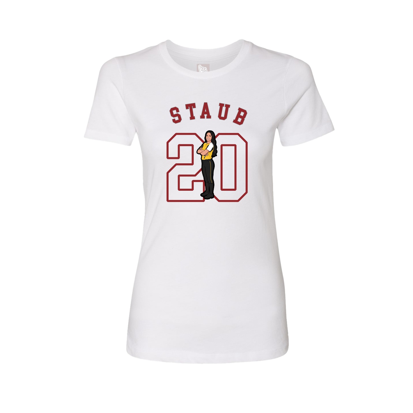 Womens Tee — Shirsey Arch in White