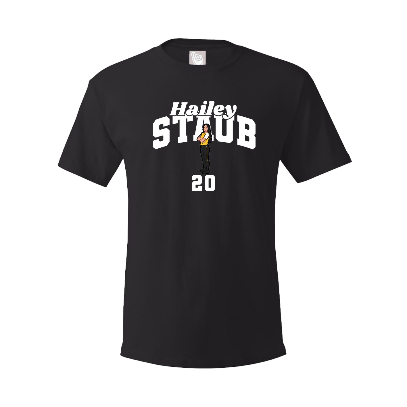 Youth Tee — Signature Arch in Black