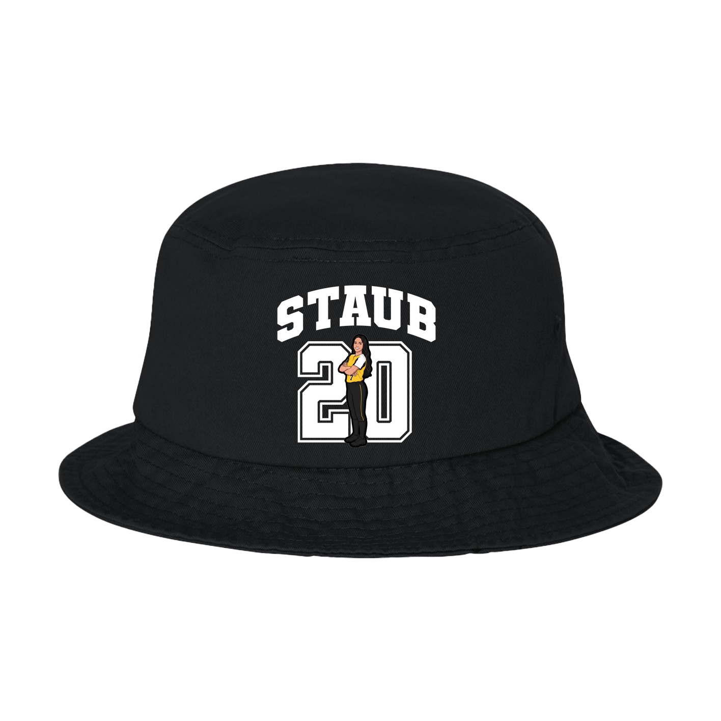 Bucket Cap — Number in Black