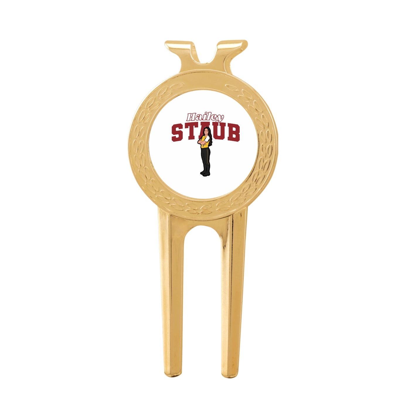 Divot Tool with Ball Marker — Name Arch in Classic
