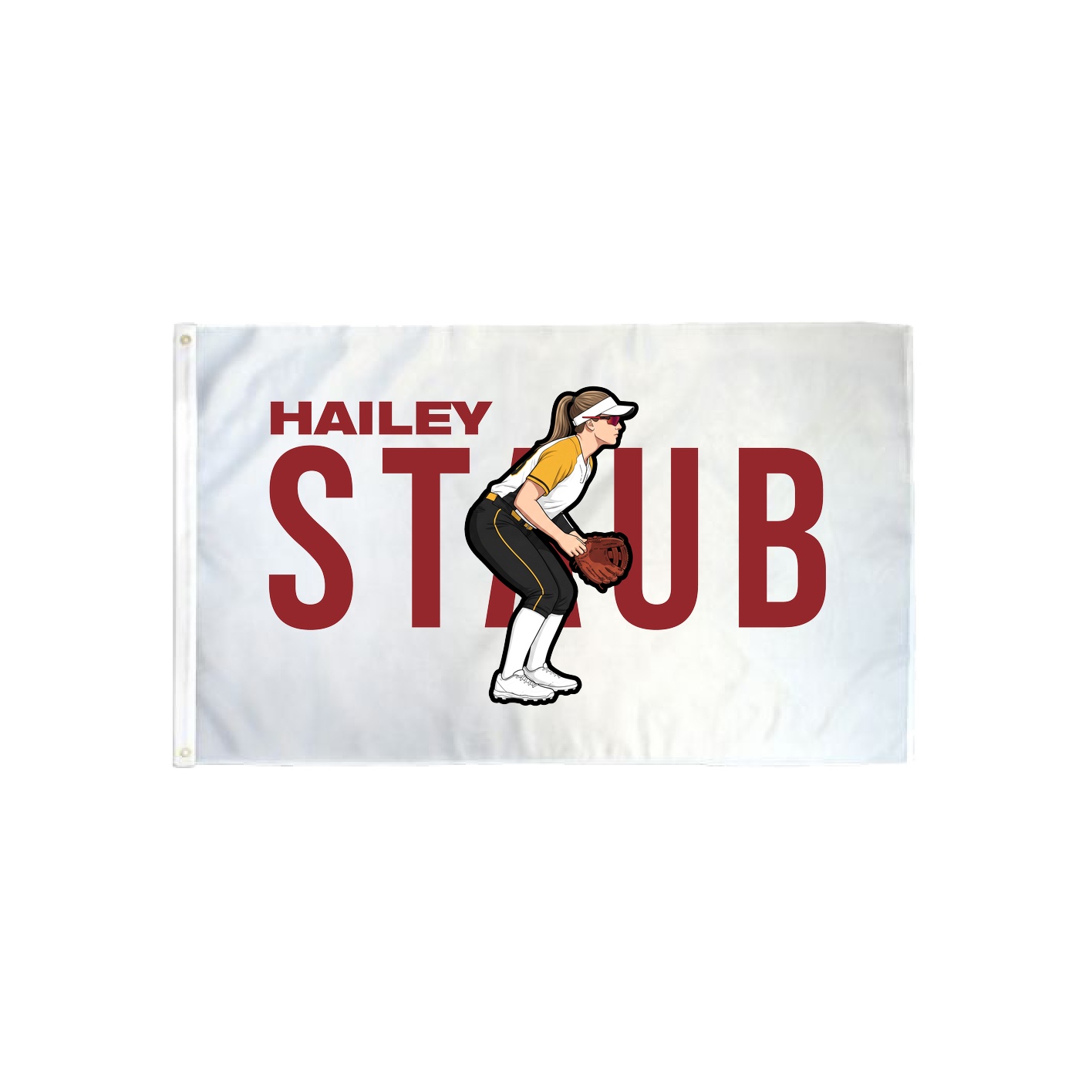 3x5 Flag — Player Name in Classic