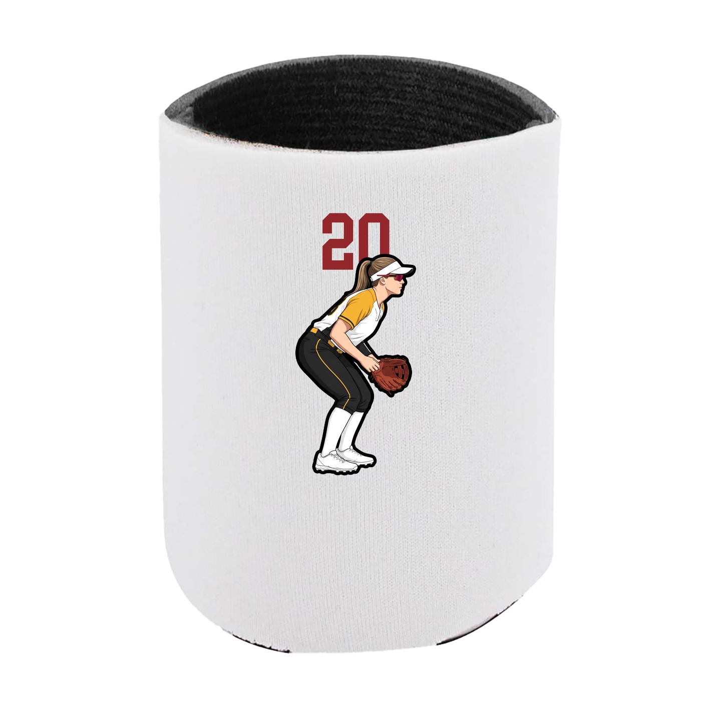 Can Holder — Number Top in White