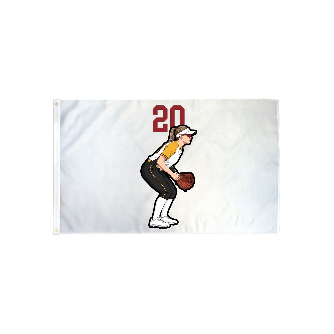 3x5 Flag — Number Top in Classic