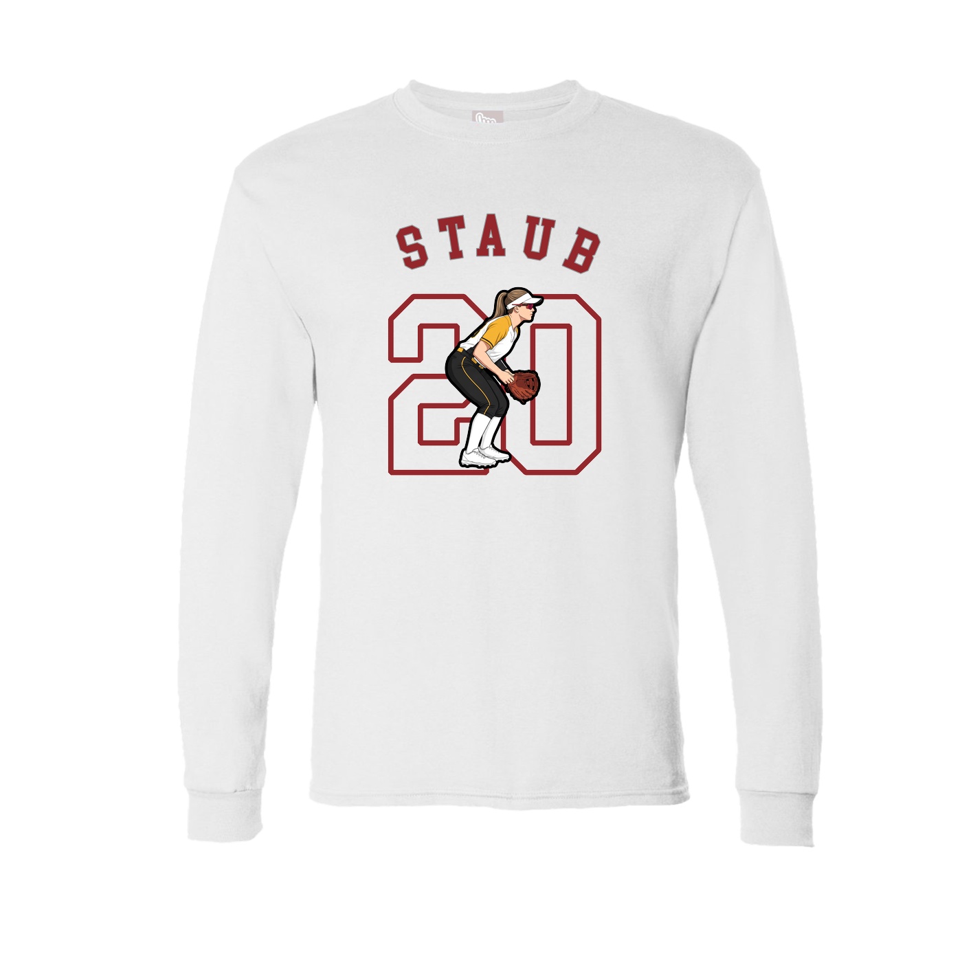 Long Sleeve Tee — Shirsey Arch in White