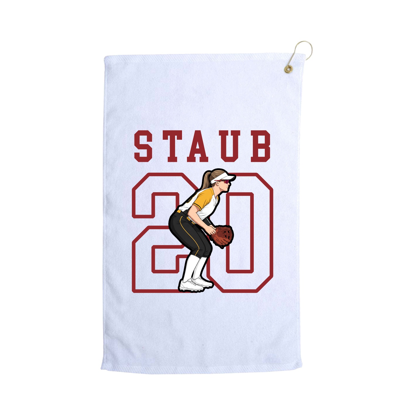 Golf Towel — Shirsey in White