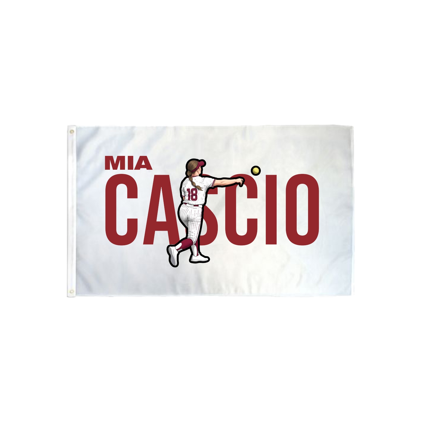 3x5 Flag — Player Name in Classic