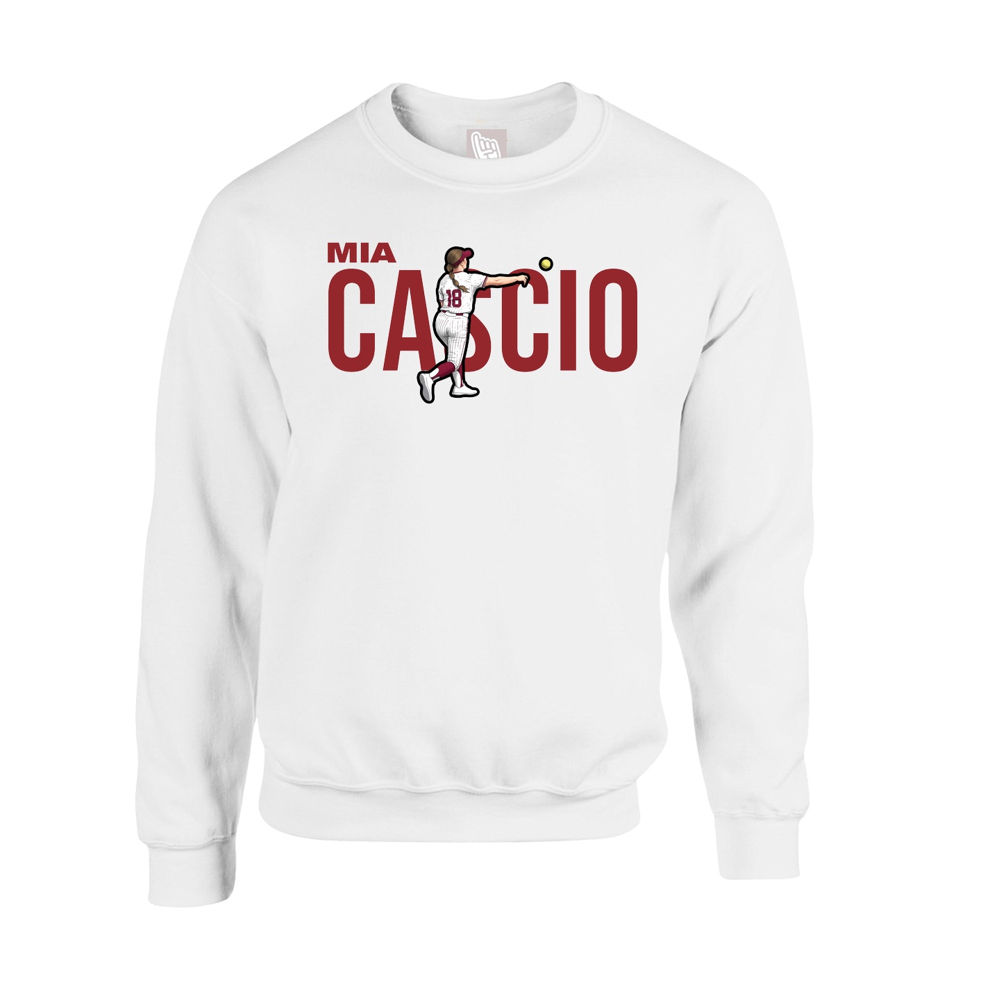 Fleece Crew — Player Name in White