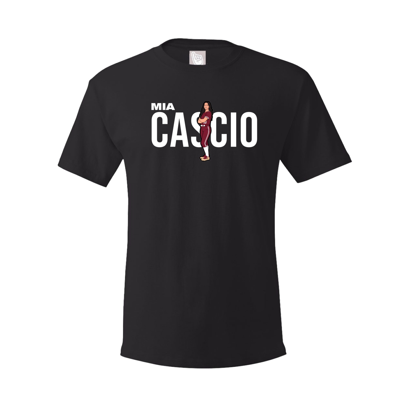Youth Tee — Player Name in Black
