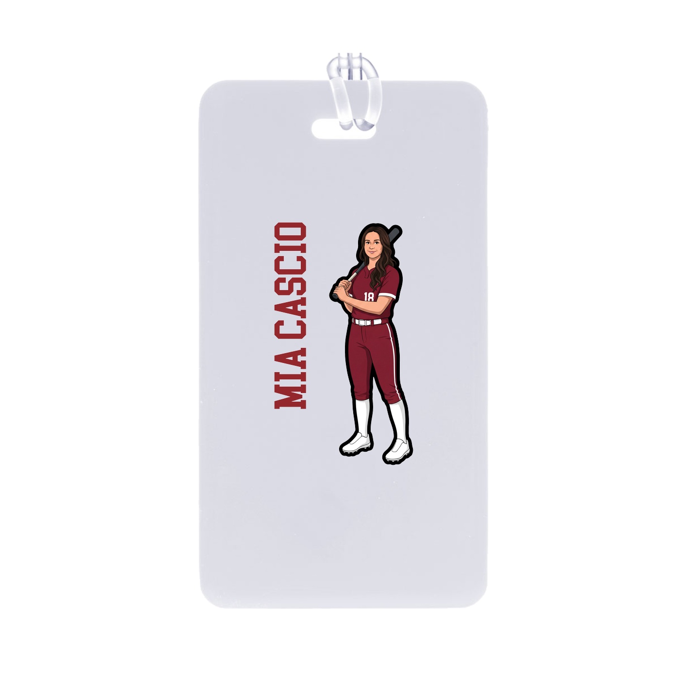 Bag Tag — Name Vertical in Classic