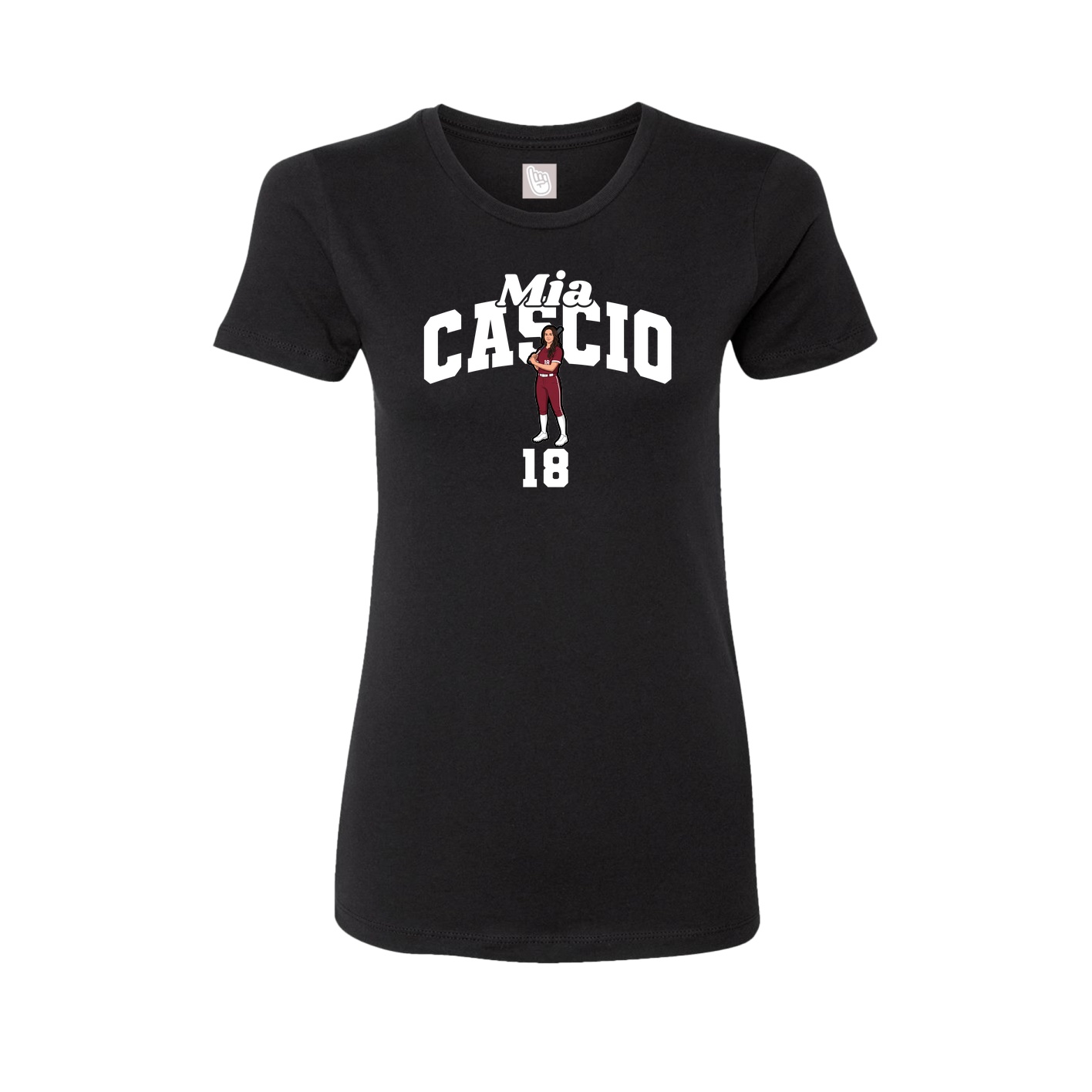 Womens Tee — Signature Arch in Black