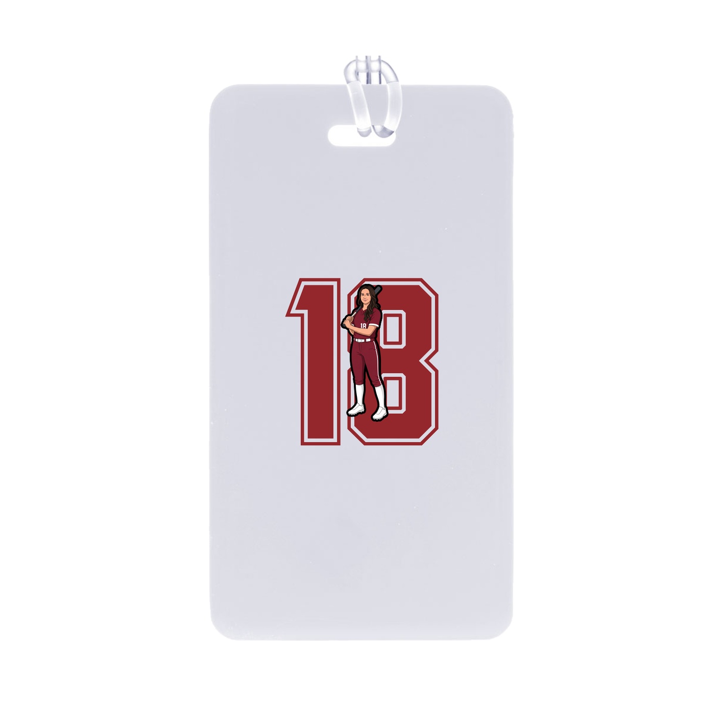 Bag Tag — Number in Classic